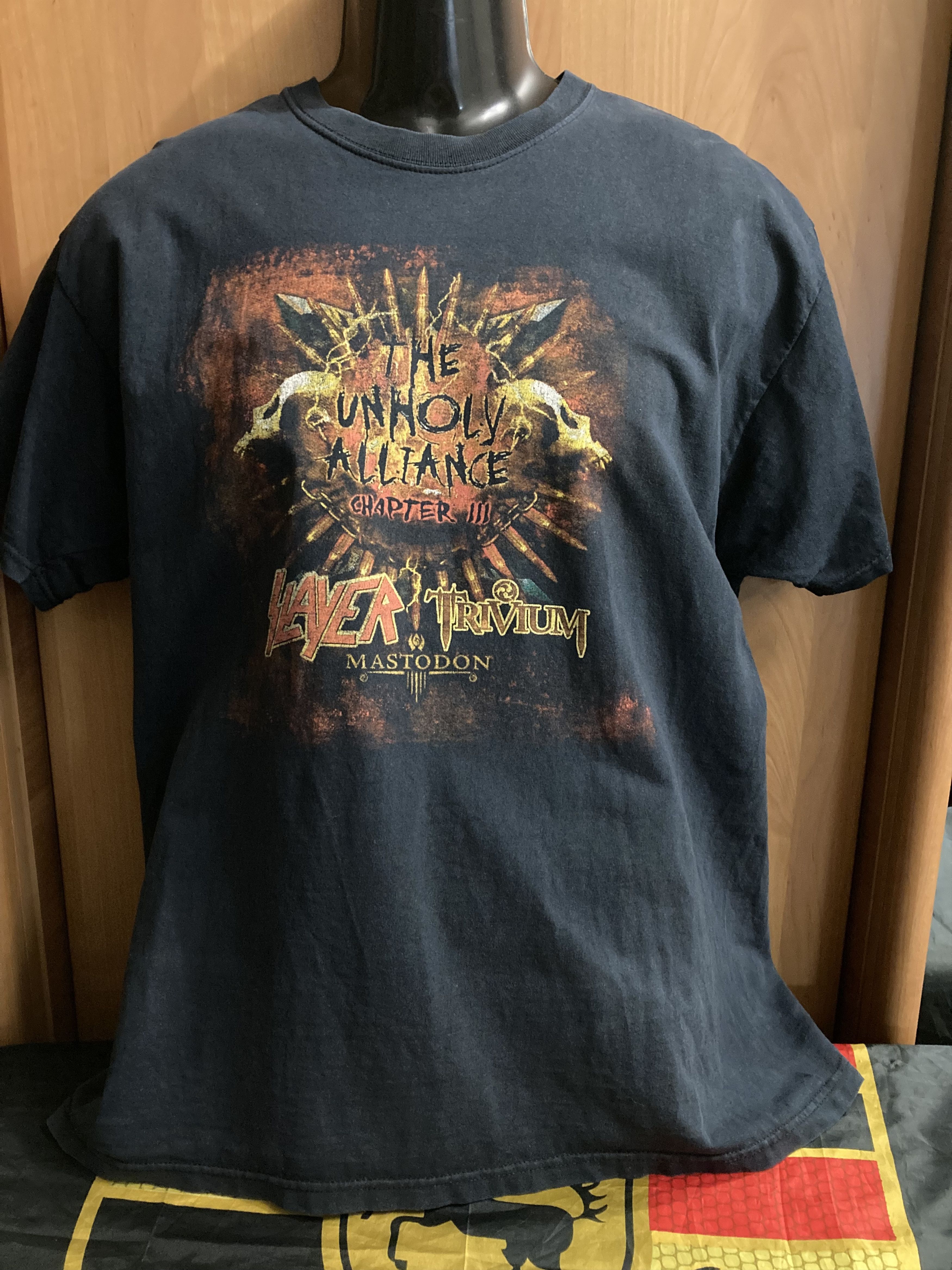Slayer Rare 2008 Unholy Alliance Slayer Trivium Mastodon Tour Tee Size US XL / EU 56 / 4 - 1 Thumbnail