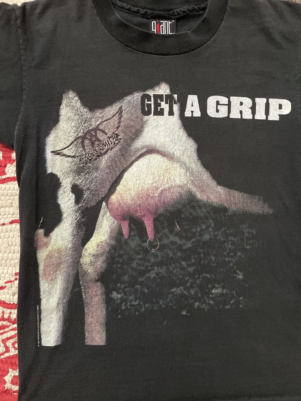 Aerosmith × Band Tees × Giant 1993 AEROSMITH GET A GRIP TOUR GRAPHIC SHIRT Size US M / EU 48-50 / 2 - 5 Thumbnail