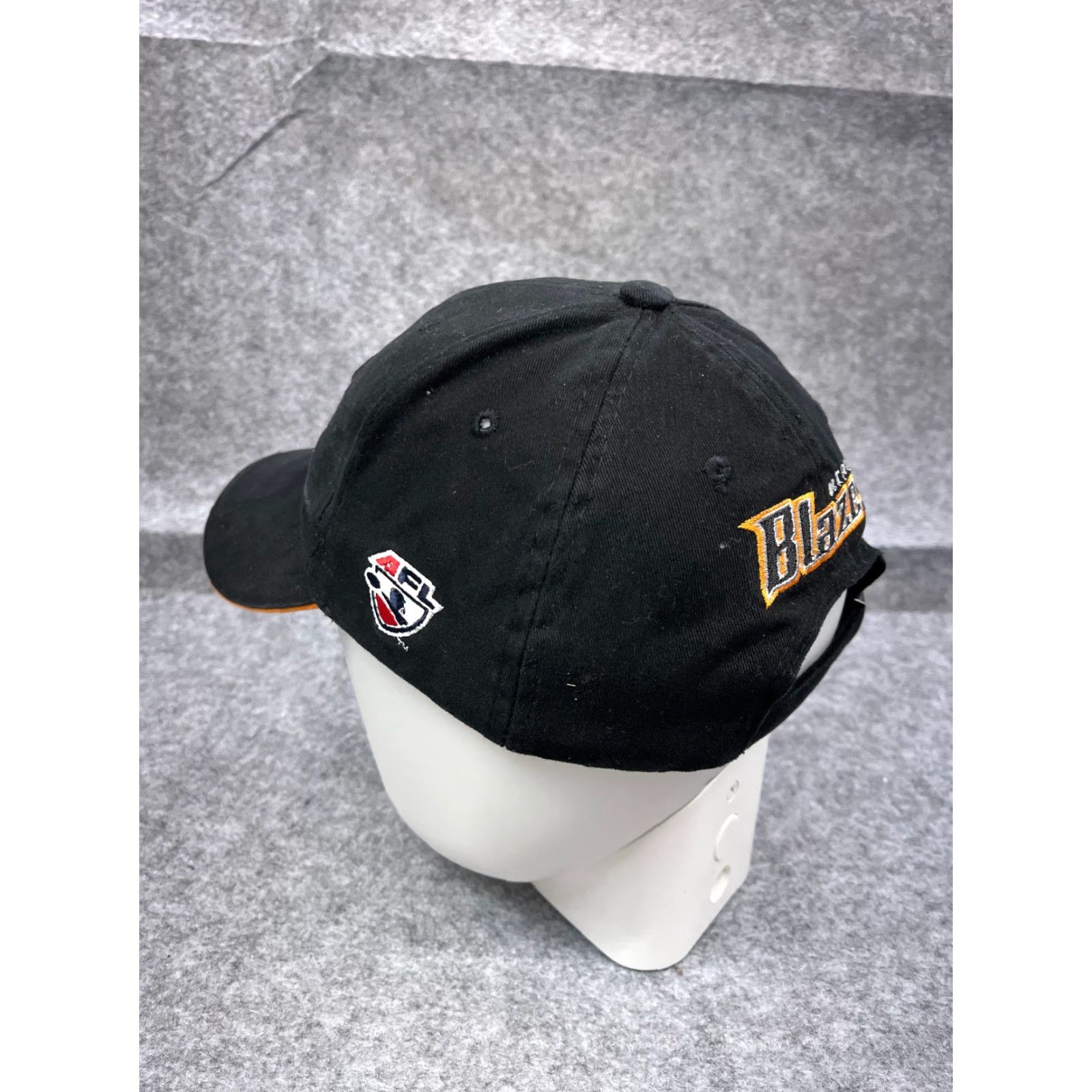 Vintage VINTAGE Utah Blaze Hat Cap Strap Back Adult One Size Black 100% Cotton Arena Football Size 44L - 5 Thumbnail