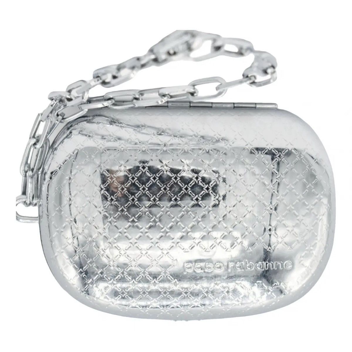 Paco Rabanne Paco Rabanne Silver Metal Clutch Size ONE SIZE - 2 Thumbnail