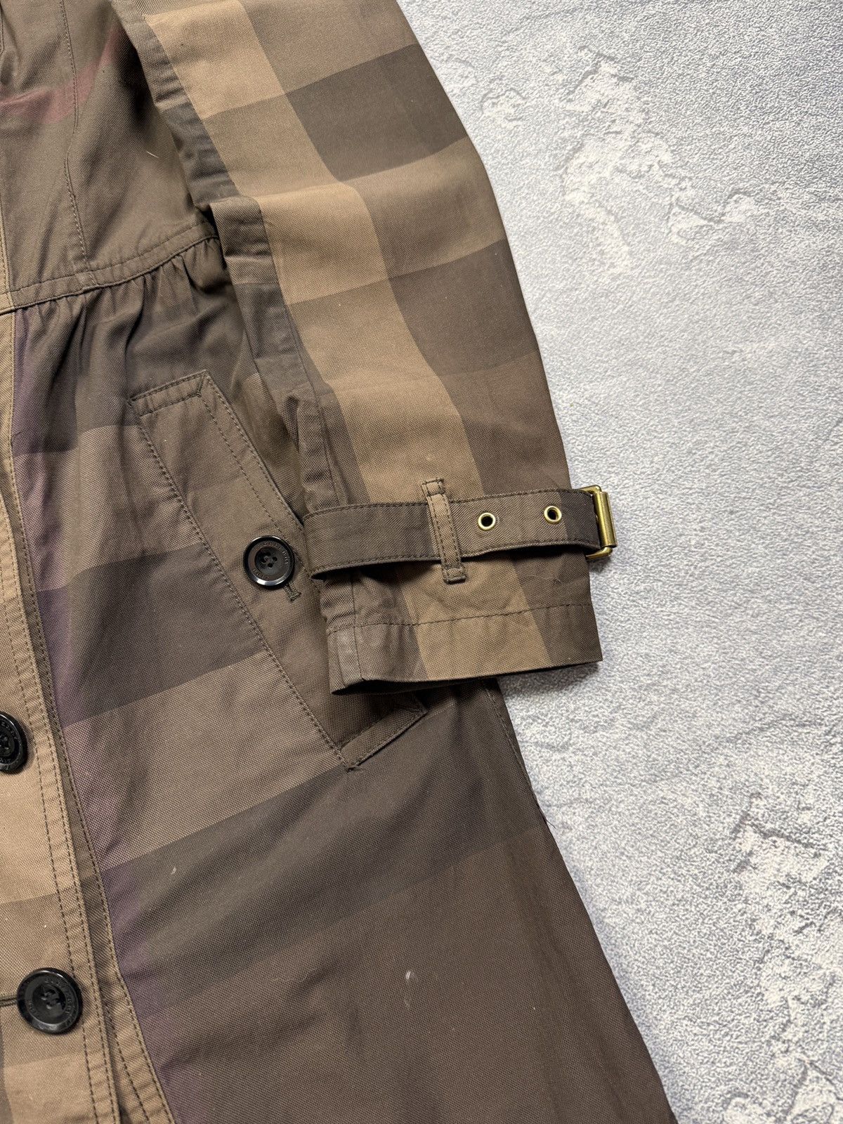 Burberry Burberry Brit Monogram Nova CheckWomans Trench Coat Size XS / US 0-2 / IT 36-38 - 5 Thumbnail
