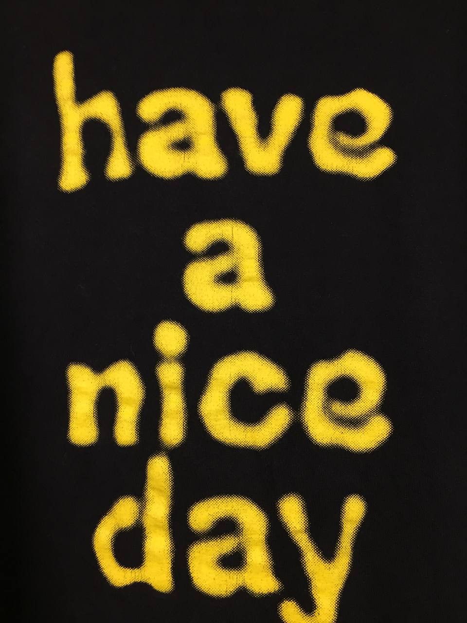 Vintage Have A Nice Day Y2K Aesthetic Boxy Fit Graphic Tee Size US L / EU 52-54 / 3 - 4 Thumbnail