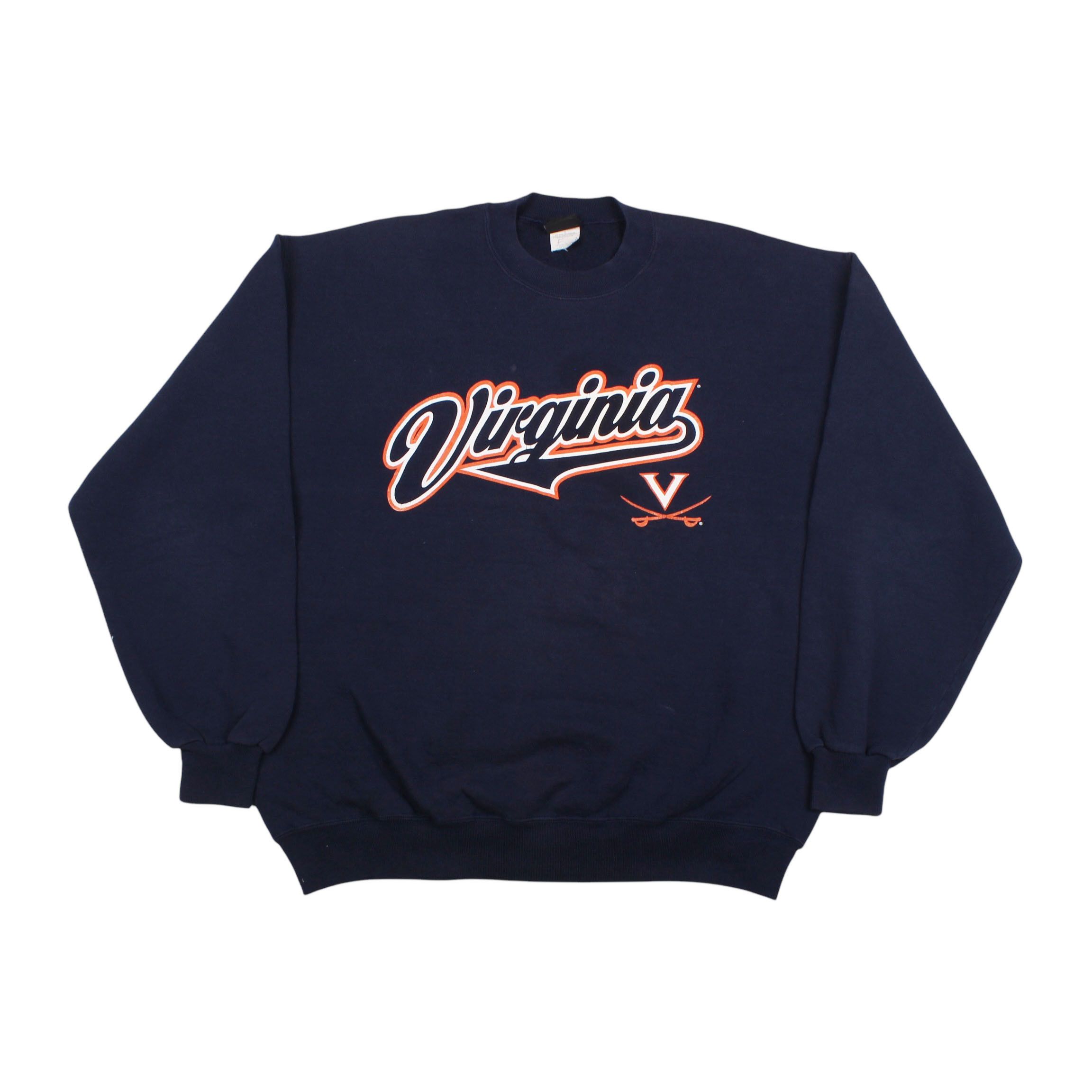 NCAA × Starter × Vintage Starter University of Virginia Crewneck Sweatshirt Size US L / EU 52-54 / 3 - 1 Thumbnail
