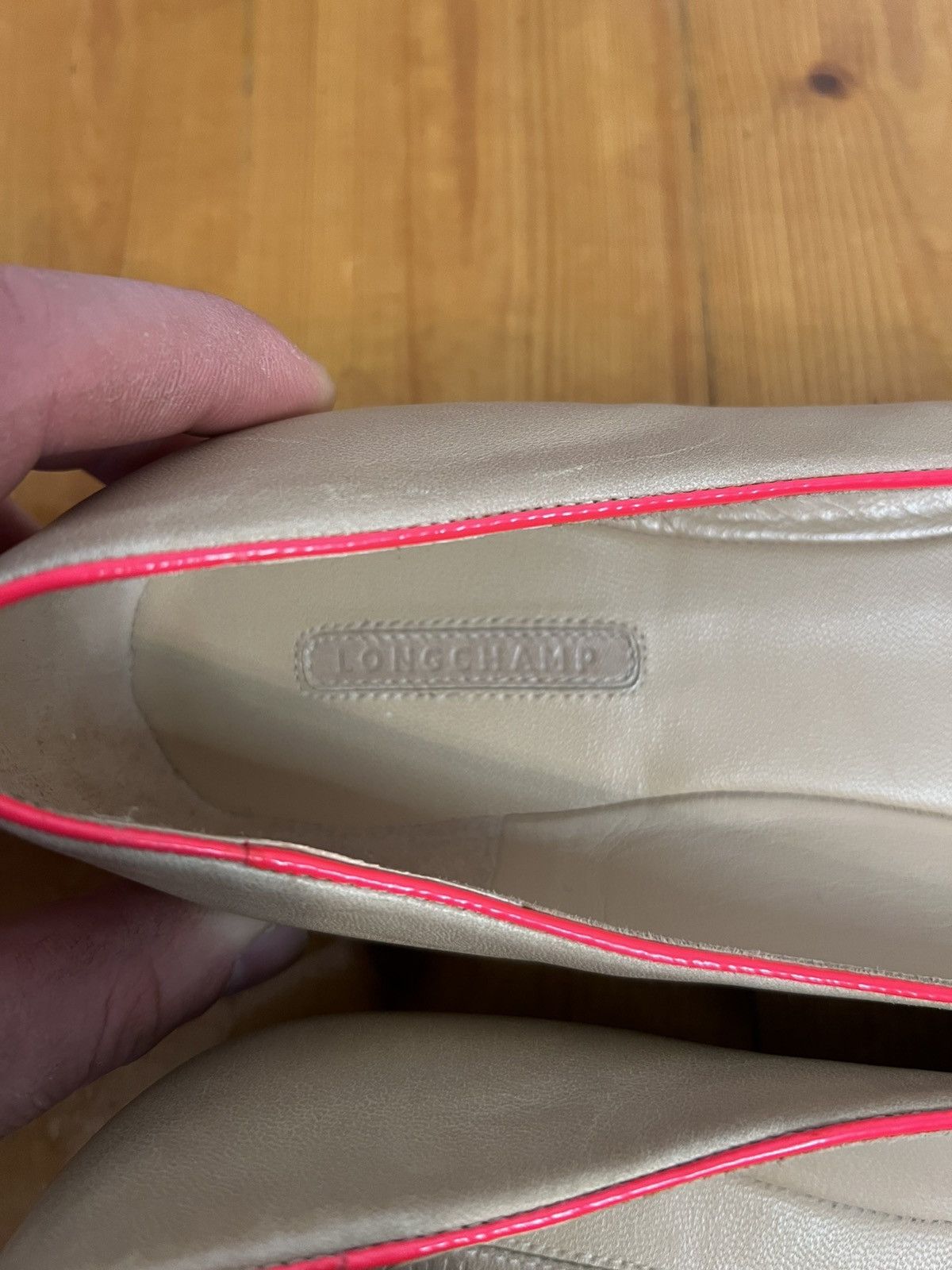 Longchamp Longchamp Ballet Woman Beige Size US 11 / IT 41 - 2 Thumbnail