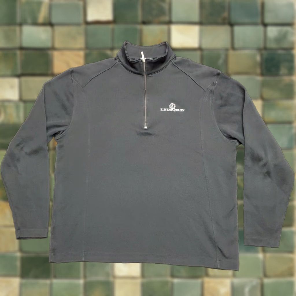 Nike Nike Golf Jacket Mens Large Black 1/4 Zip Pullover Leopold Embroidered Vintage Size US L / EU 52-54 / 3 - 1 Thumbnail