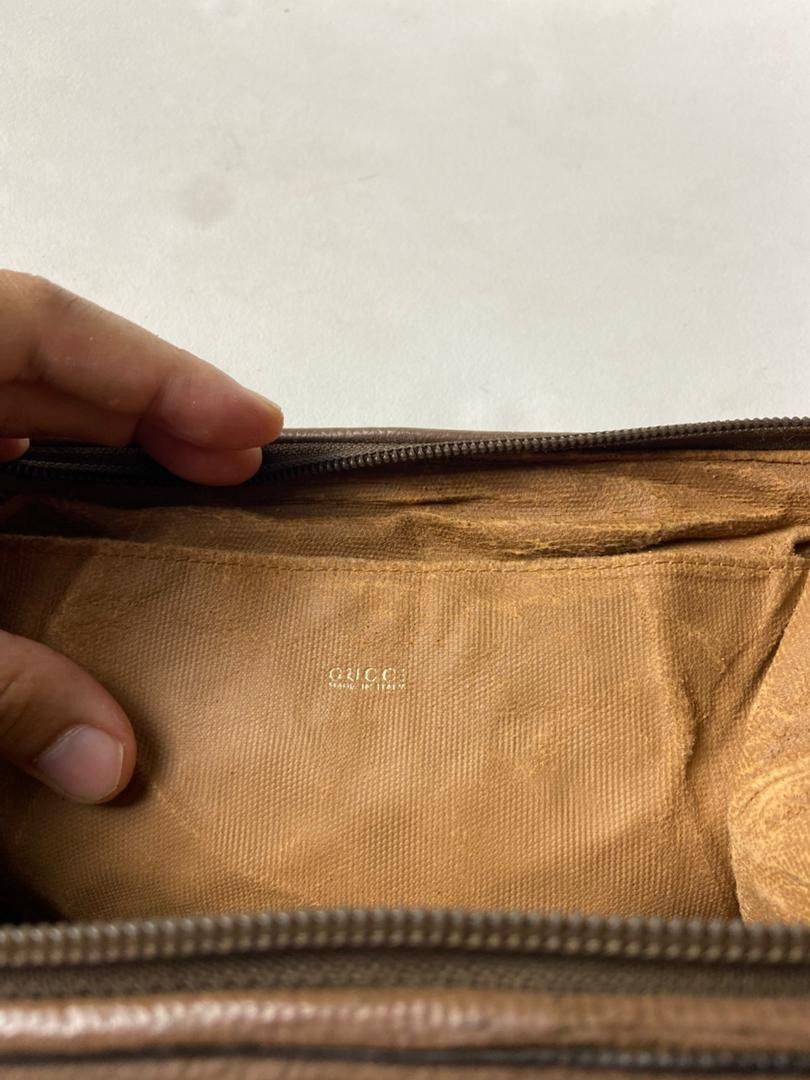 Gucci Vintage GG Supreme Gucci Canvas Pouch (201) Size ONE SIZE - 21 Thumbnail