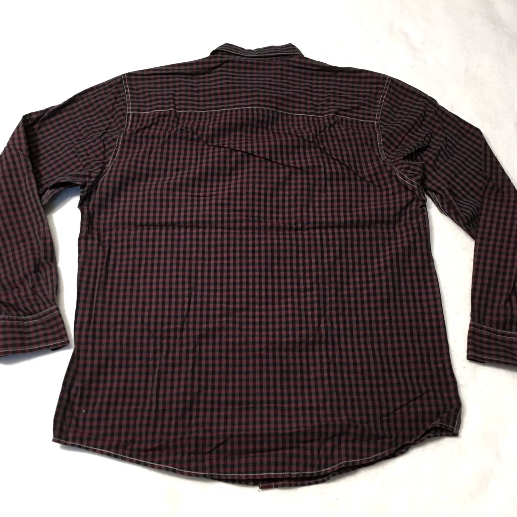 Vintage Michael Brandon Casual Shirt XL with Thread Accents Long Sleeve purple stripe Size US XL / EU 56 / 4 - 7 Thumbnail