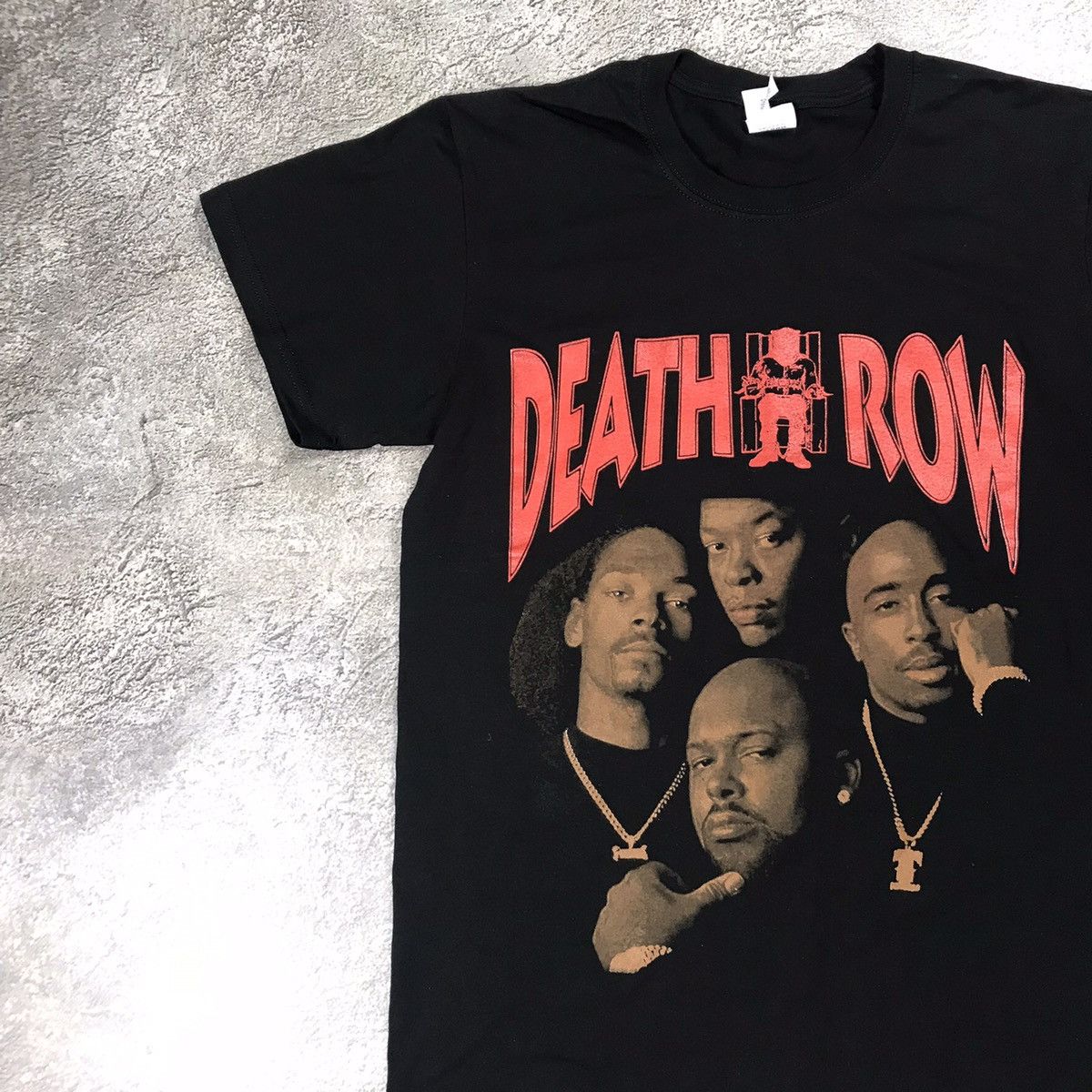 Vintage Vintage 90s Death Row Records Graphic Tee Rap Streetwear M Size US M / EU 48-50 / 2 - 3 Thumbnail