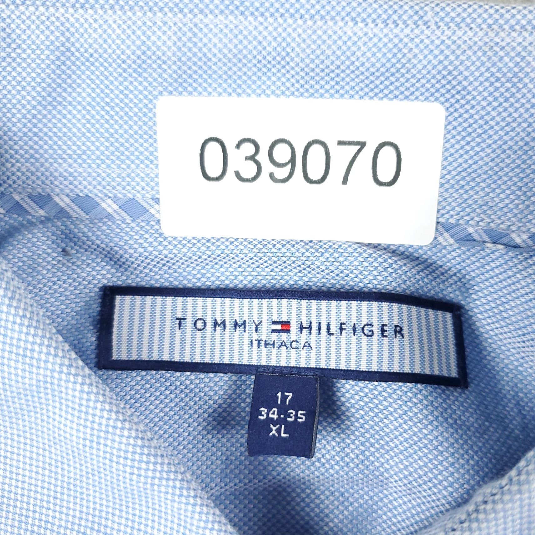Tommy Hilfiger Tommy Hilfiger Shirt Mens XL Blue Casual Button-Up Long Sleeve Size US XL / EU 56 / 4 - 8 Thumbnail