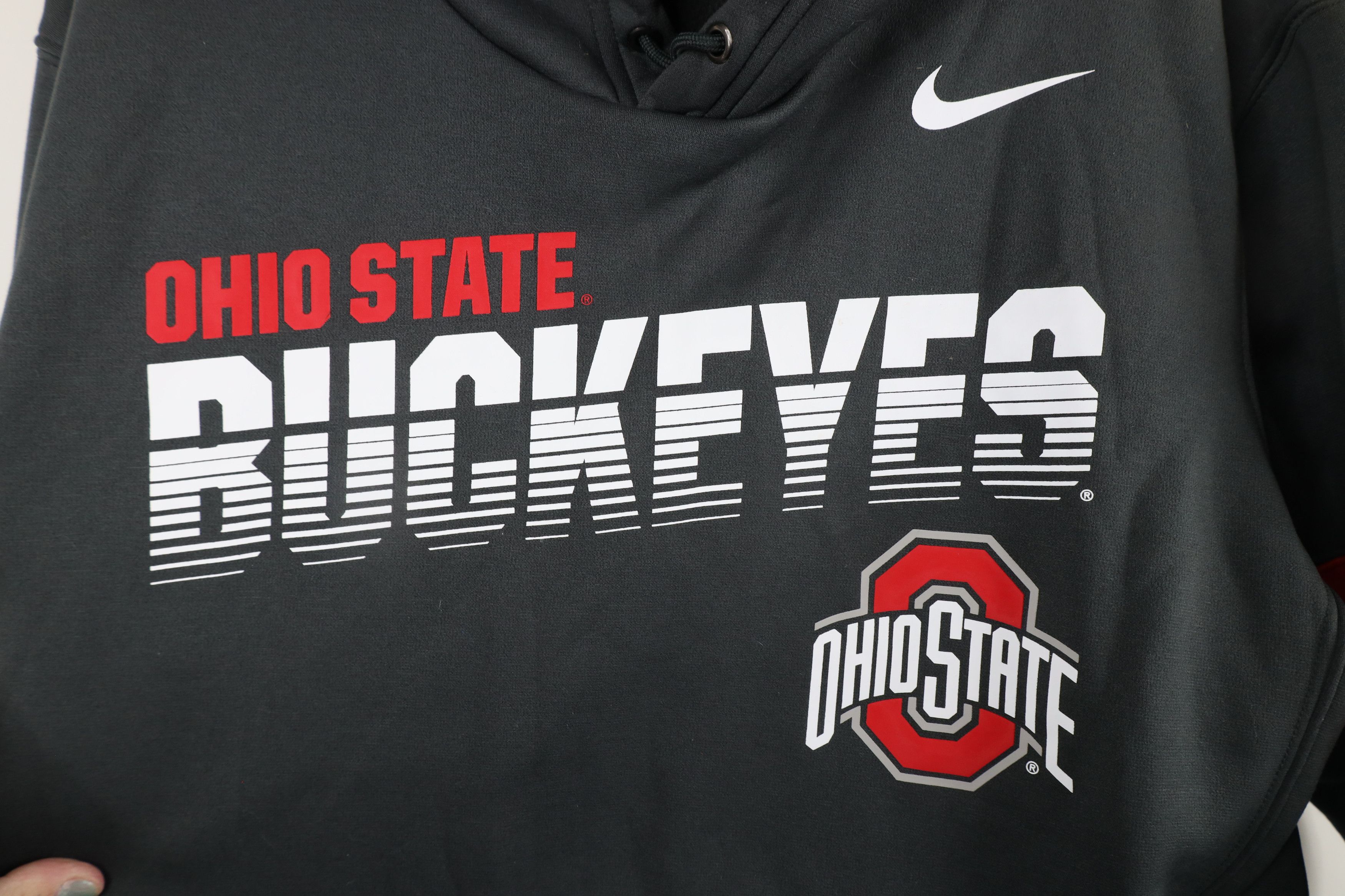Nike × Vintage Nike On Field Ohio State University Hoodie Sweatshirt Gray Size US L / EU 52-54 / 3 - 5 Thumbnail