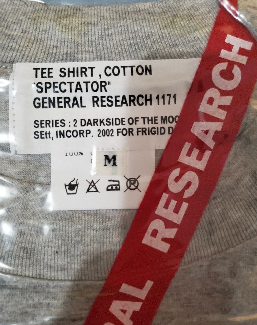 General Research SEALED 2002 General Research "Spectator" Gray Tee Size M Size US M / EU 48-50 / 2 - 4 Thumbnail