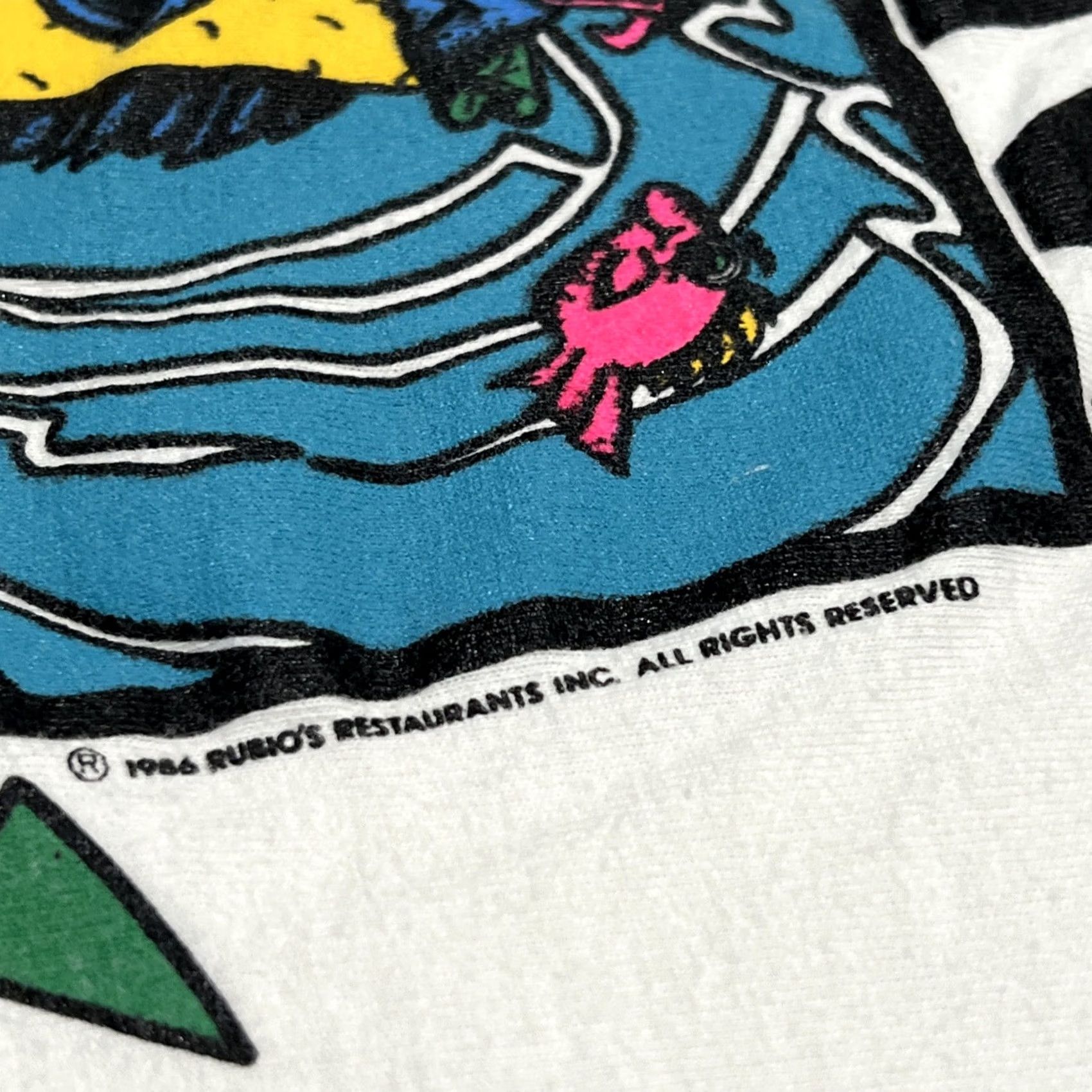 Hanes Vintage Rubio’s Fish Taco Team Pesky Restaurant Single Stitch T 1986 XL Size US XL / EU 56 / 4 - 6 Thumbnail