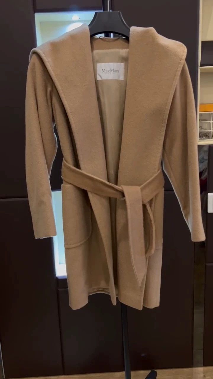 Max Mara Max Mara Rialto coat, bathrobe with hood Size S / US 4 / IT 40 - 1 Thumbnail