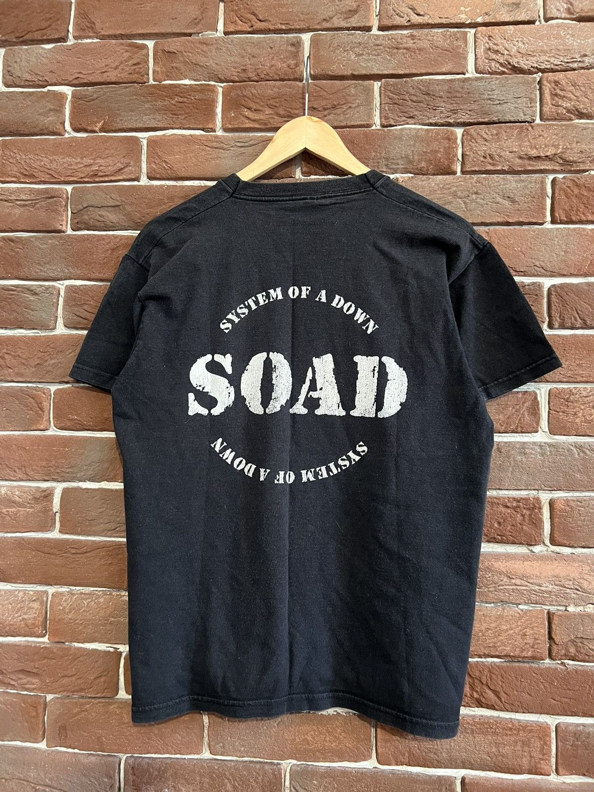 Band Tees Rare System Of A Down 00s Vintage Mushroom Band Numetal Tee Size US M / EU 48-50 / 2 - 2 Thumbnail