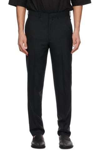 N.Hoolywood Black Slim Tapered Trousers Size US 30 / EU 46 - 3 Thumbnail