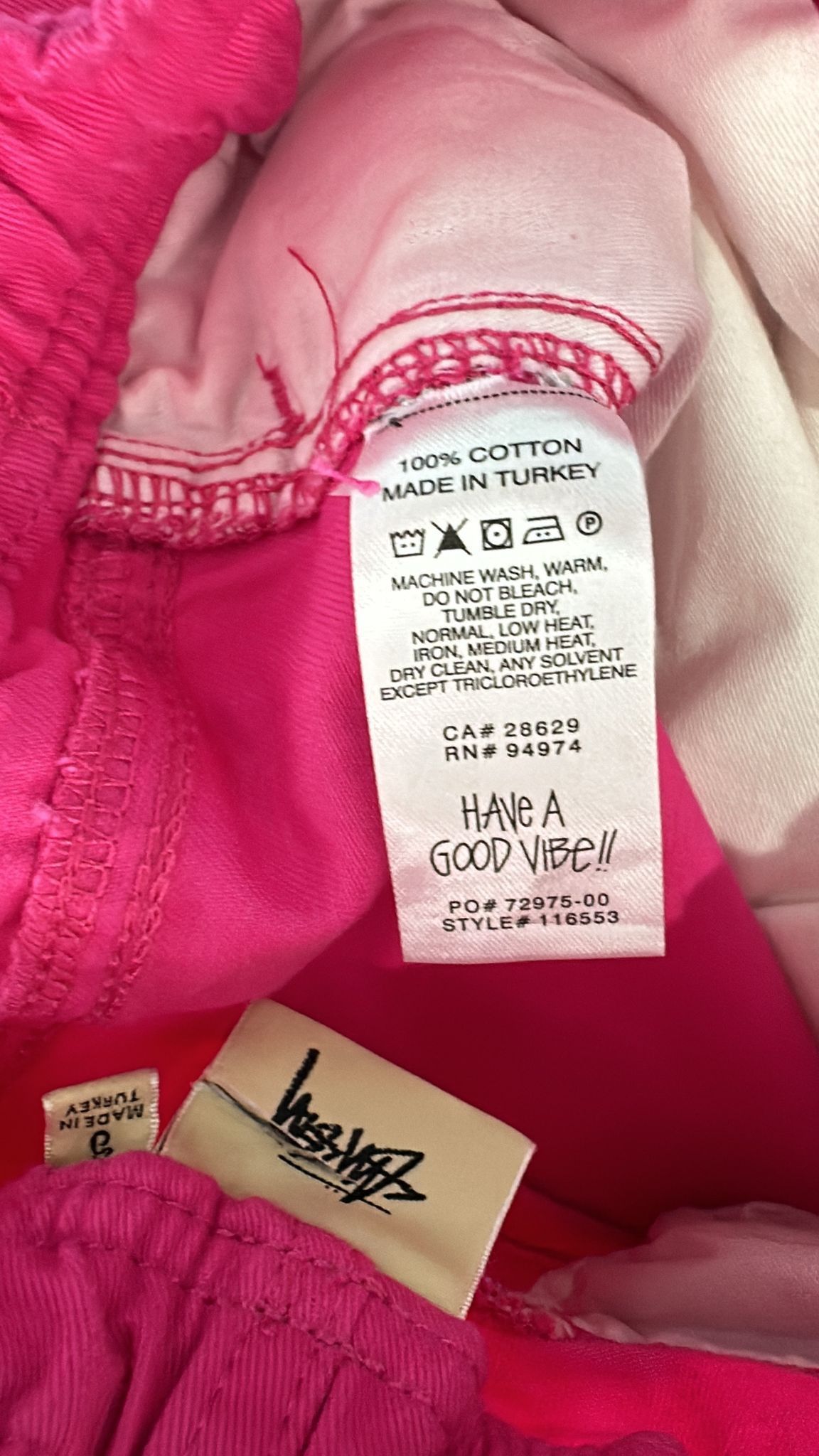 Stussy Stussy Brushed Beach Pant Pink Size Small Size US 30 / EU 46 - 6 Thumbnail