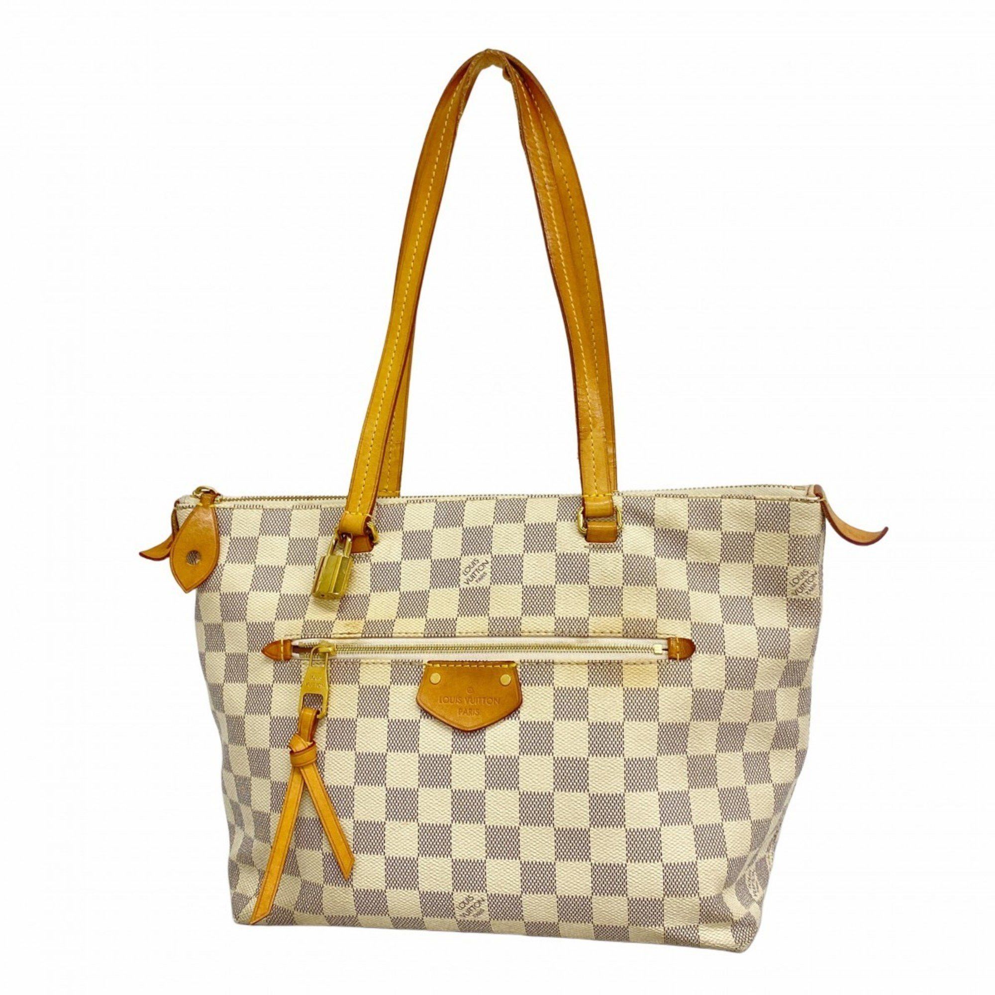 Louis Vuitton Tote Bag Damier Azur Iena Pm N44039 White Women's