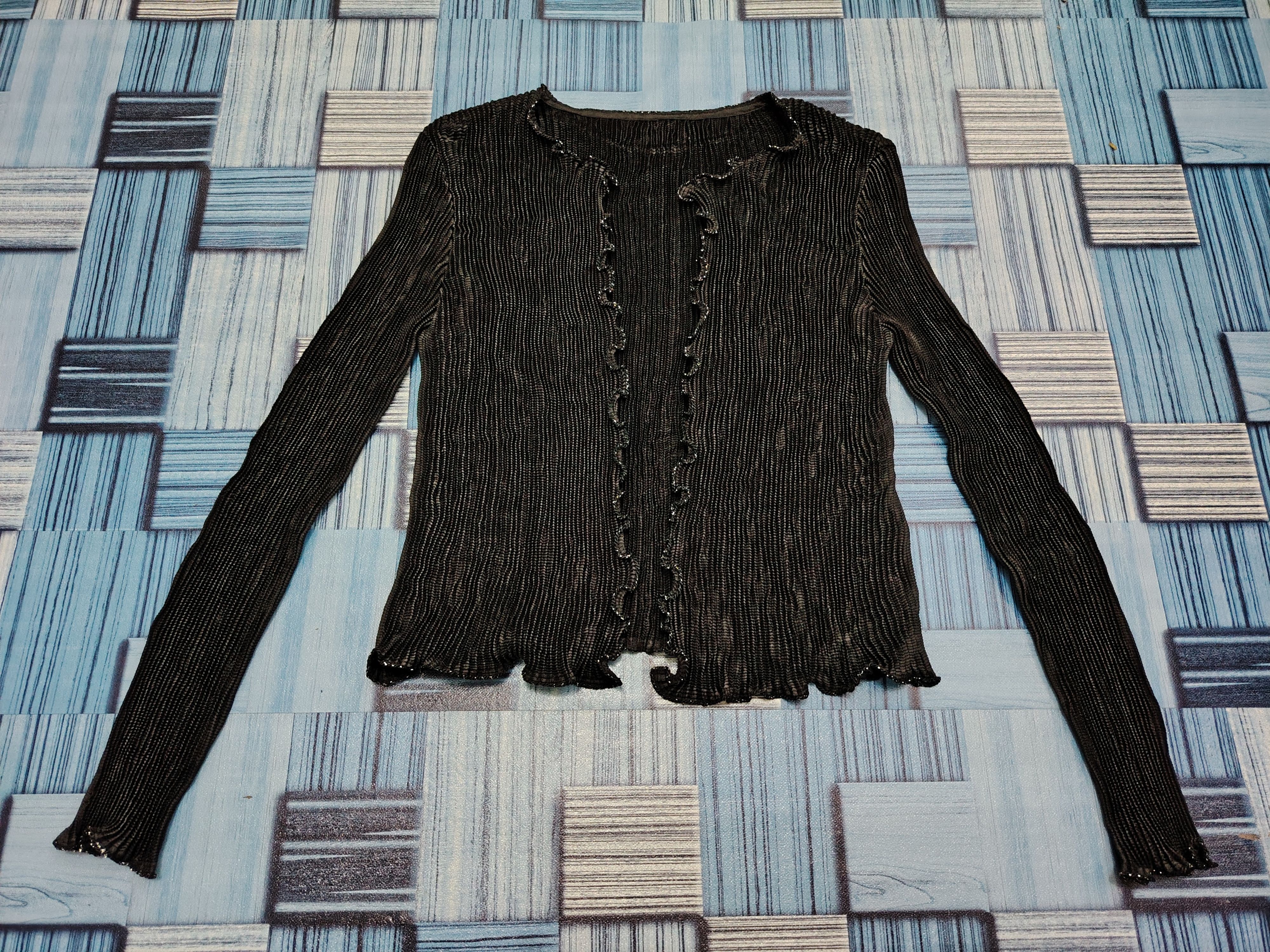 Issey Miyake Rare Japanese SPECCHIO Pleats Please Issey Miyake Cardigan Size XS / US 0-2 / IT 36-38 - 1 Thumbnail