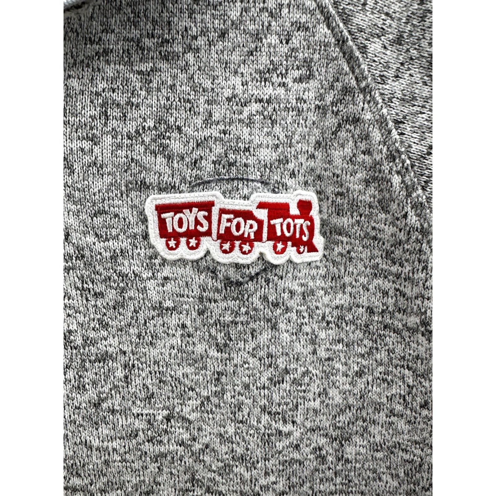 Vintage Fossa Womens Jacket Size Large Gray Embroidered Toys For Tots Full Zip Up Size L / US 10 / IT 46 - 4 Thumbnail