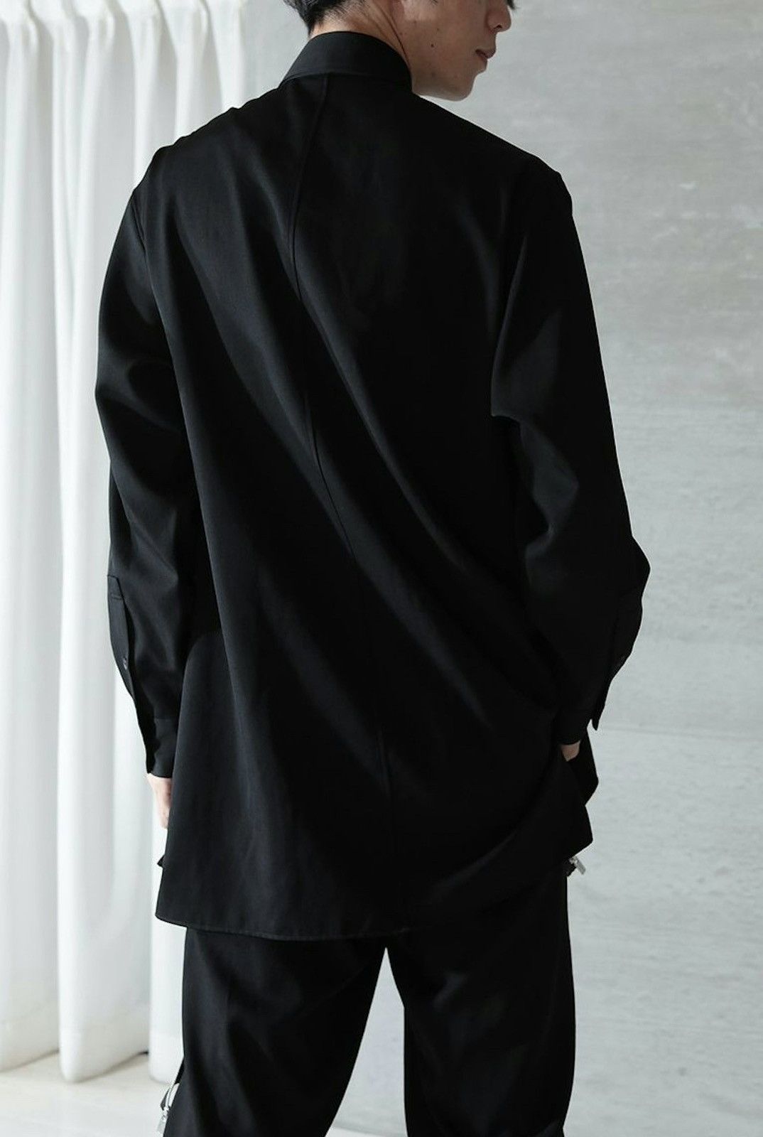 Yohji Yamamoto Yohji Yamamoto Pour Homme Chain Fastener Shirt - HR-B61-100 Size US M / EU 48-50 / 2 - 4 Thumbnail