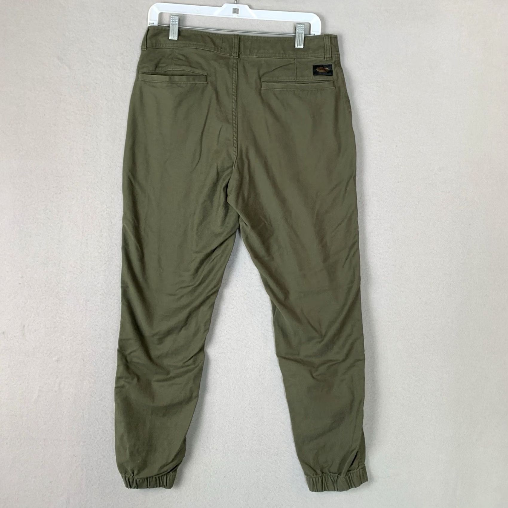 Vintage REI Co-Op Trailsmith Jogger Pant Mens 32x32 Olive Green Hiking Casual Tapered Cordless? Size US 32 / EU 48 - 2 Thumbnail