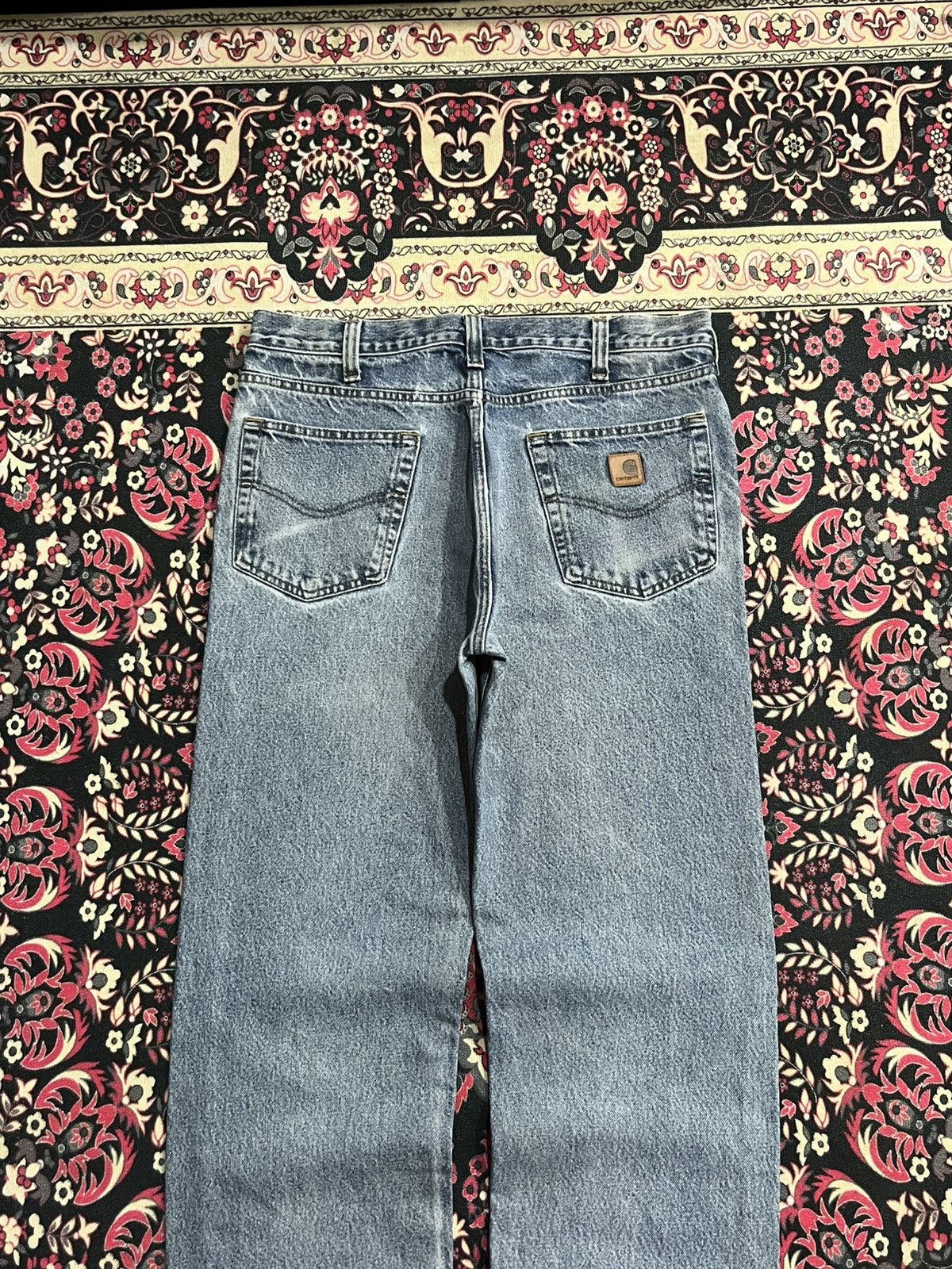 Carhartt Vintage Carhartt Classic Light Blue Relaxed Fit Jeans Size US 34 / EU 50 - 8 Thumbnail