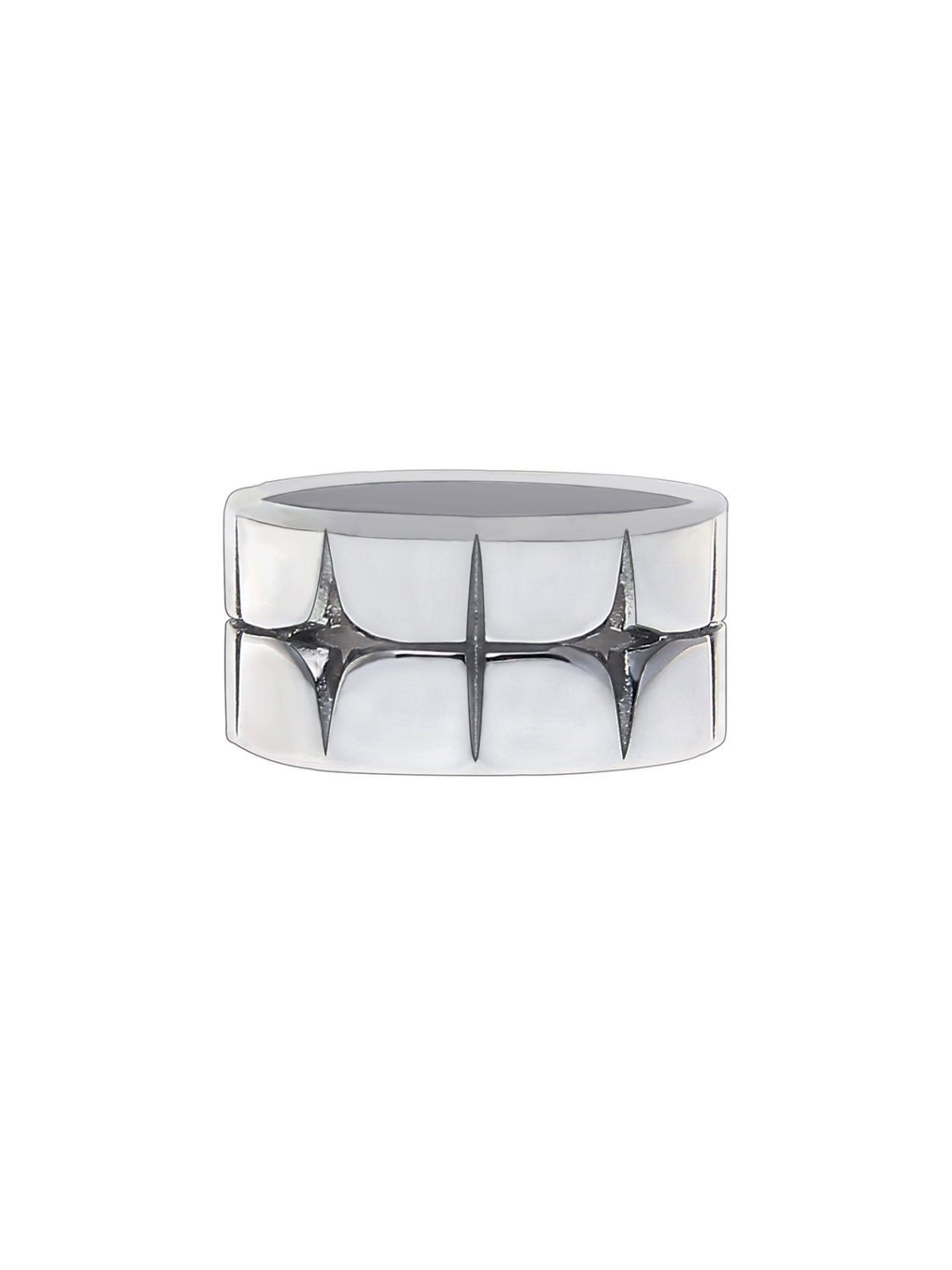 Jewelry Punk Jewelry Rings Open Size Chrome Ring (Size 7-13) Size ONE SIZE - 4 Thumbnail