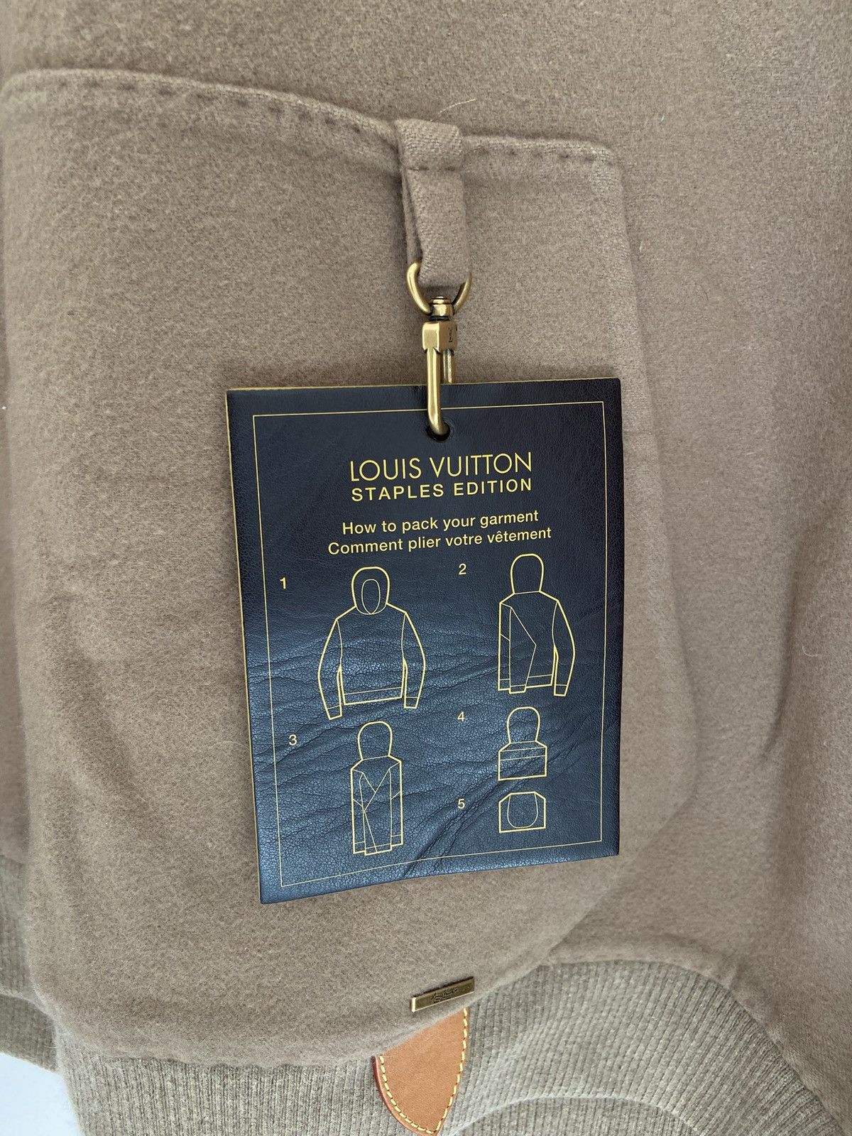 Louis Vuitton Louis Vuitton Double Face Hoodie in Beige Wool Size US L / EU 52-54 / 3 - 3 Thumbnail