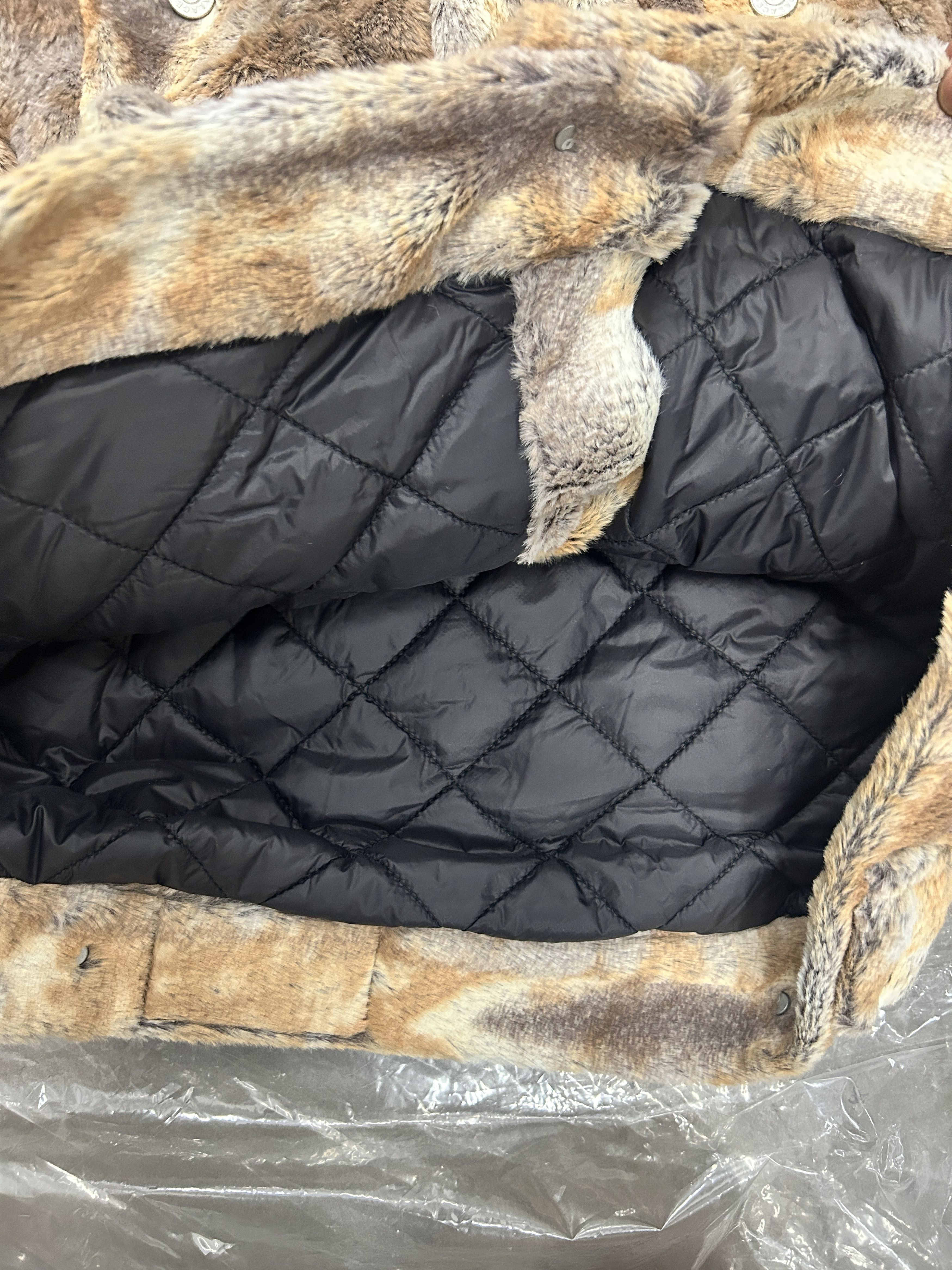 Palace palace furry trucker jacket brown Size US XL / EU 56 / 4 - 8 Thumbnail