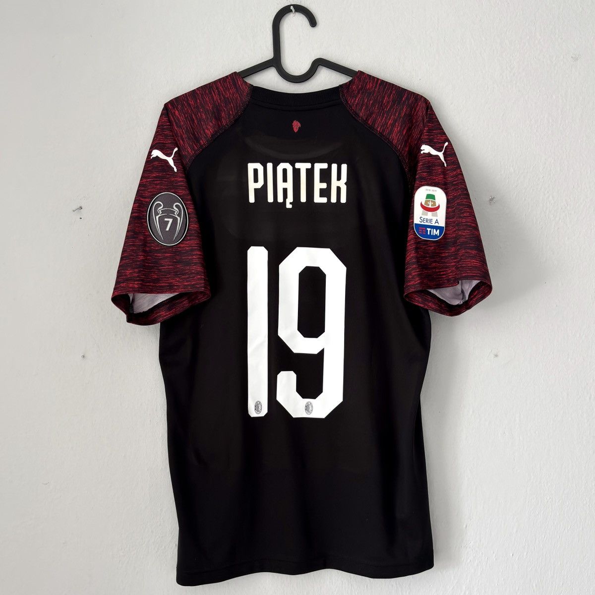 Puma 2018 2019 Milan Piatek GAME ISSUE Puma Soccer Jersey Shirt Size US M / EU 48-50 / 2 - 8 Thumbnail