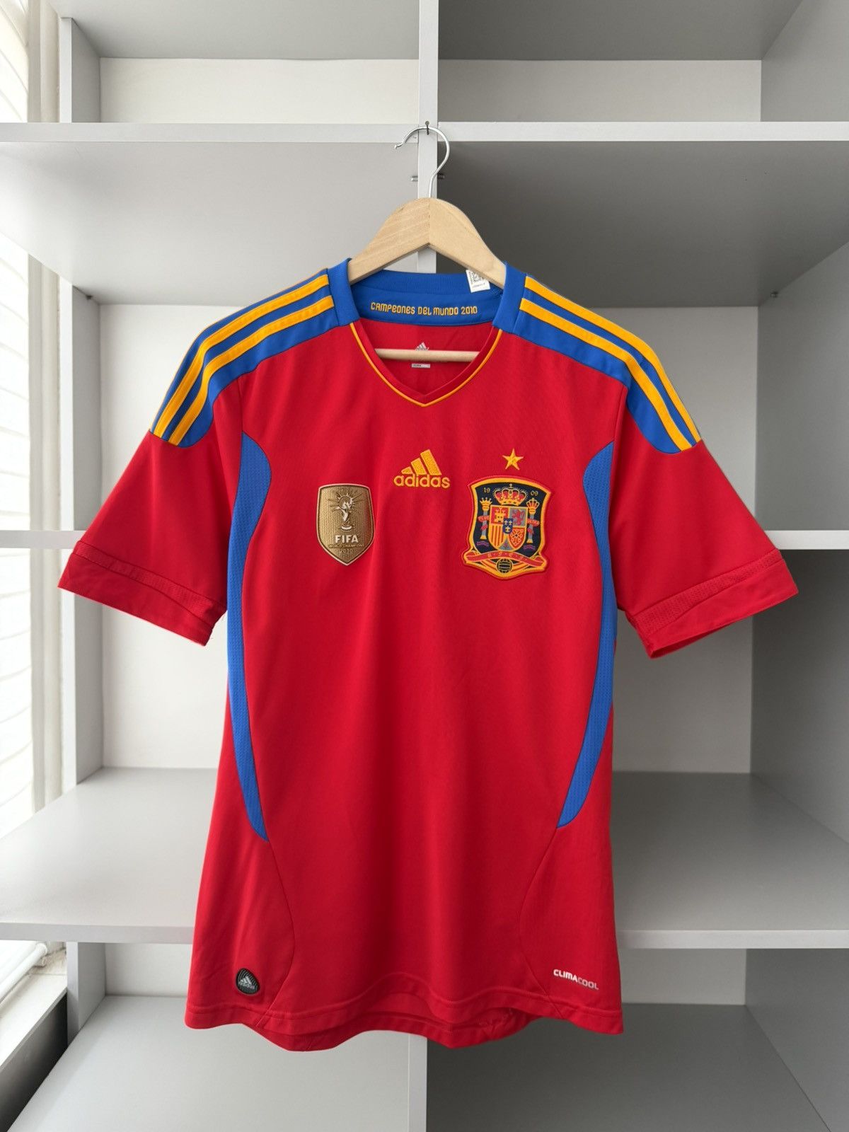 Adidas Adidas Spain Fifa 2010 Home S Jersey Size US S / EU 44-46 / 1 - 1 Thumbnail