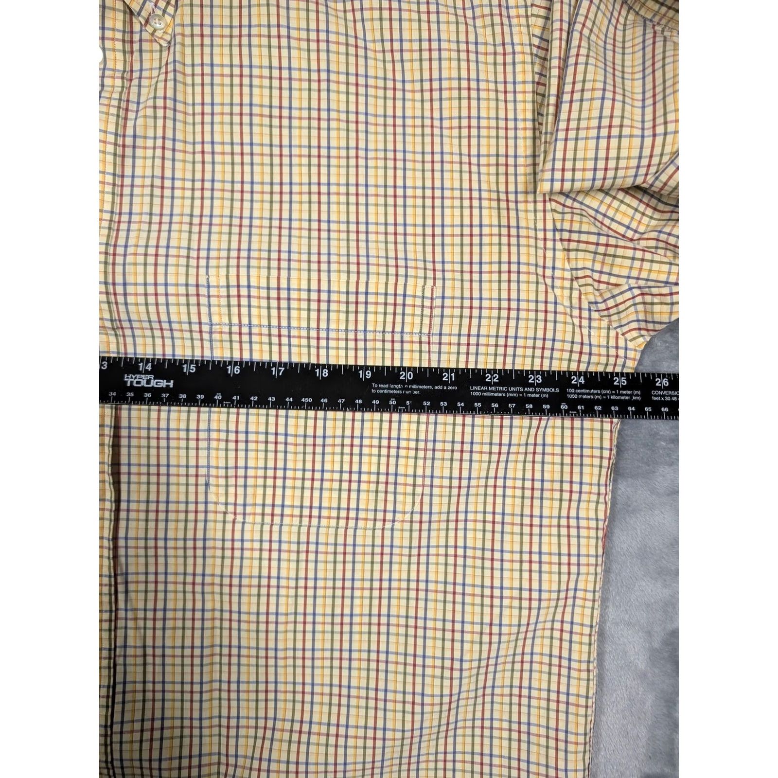 Vintage Gitman Bros Shirt Mens Large Yellow Plaid Button-Down Long Sleeve Made USA Size US L / EU 52-54 / 3 - 3 Thumbnail