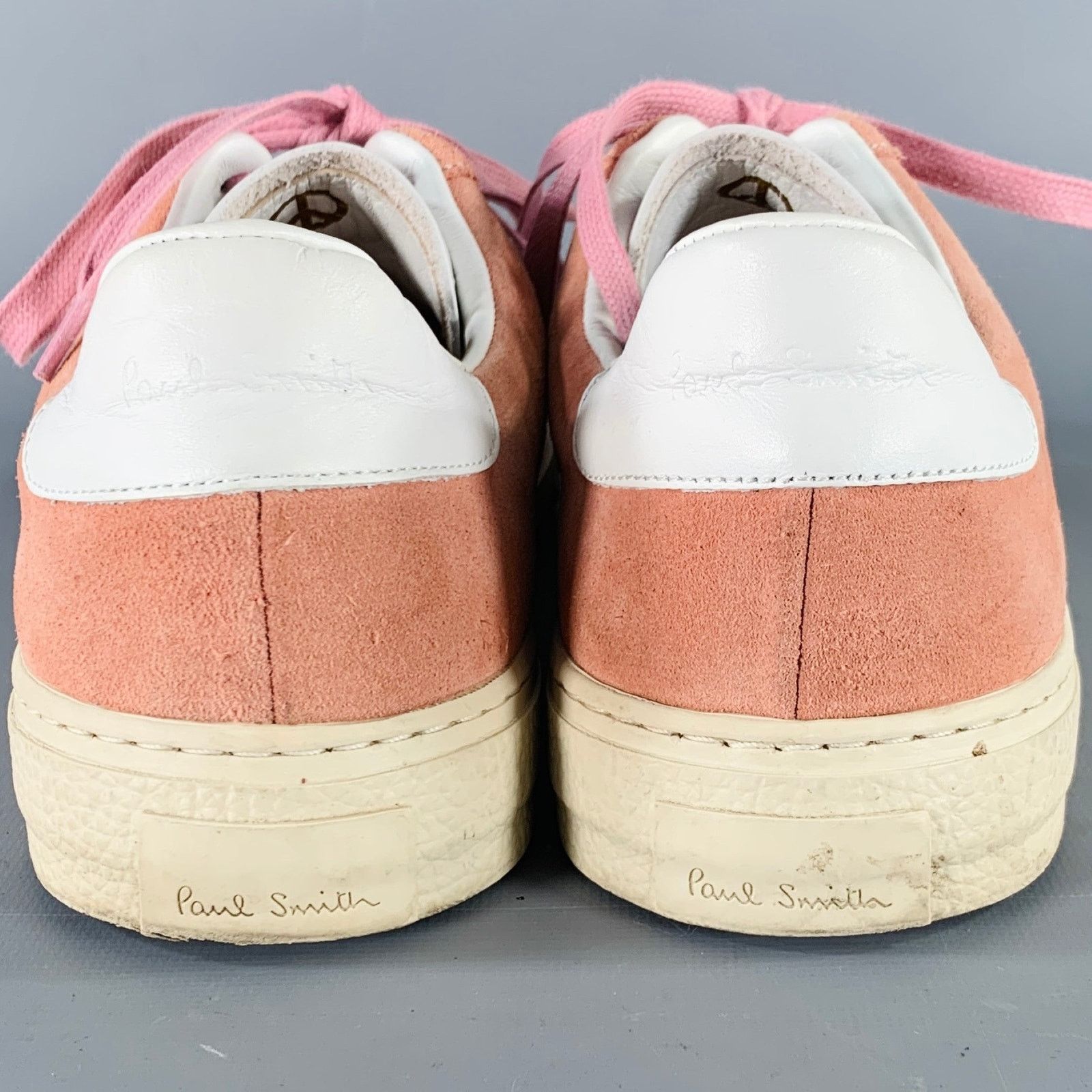Paul Smith PAUL SMITH Levon Pink White Suede Leather Low Top Sneakers Size US 9 / EU 42 - 3 Thumbnail