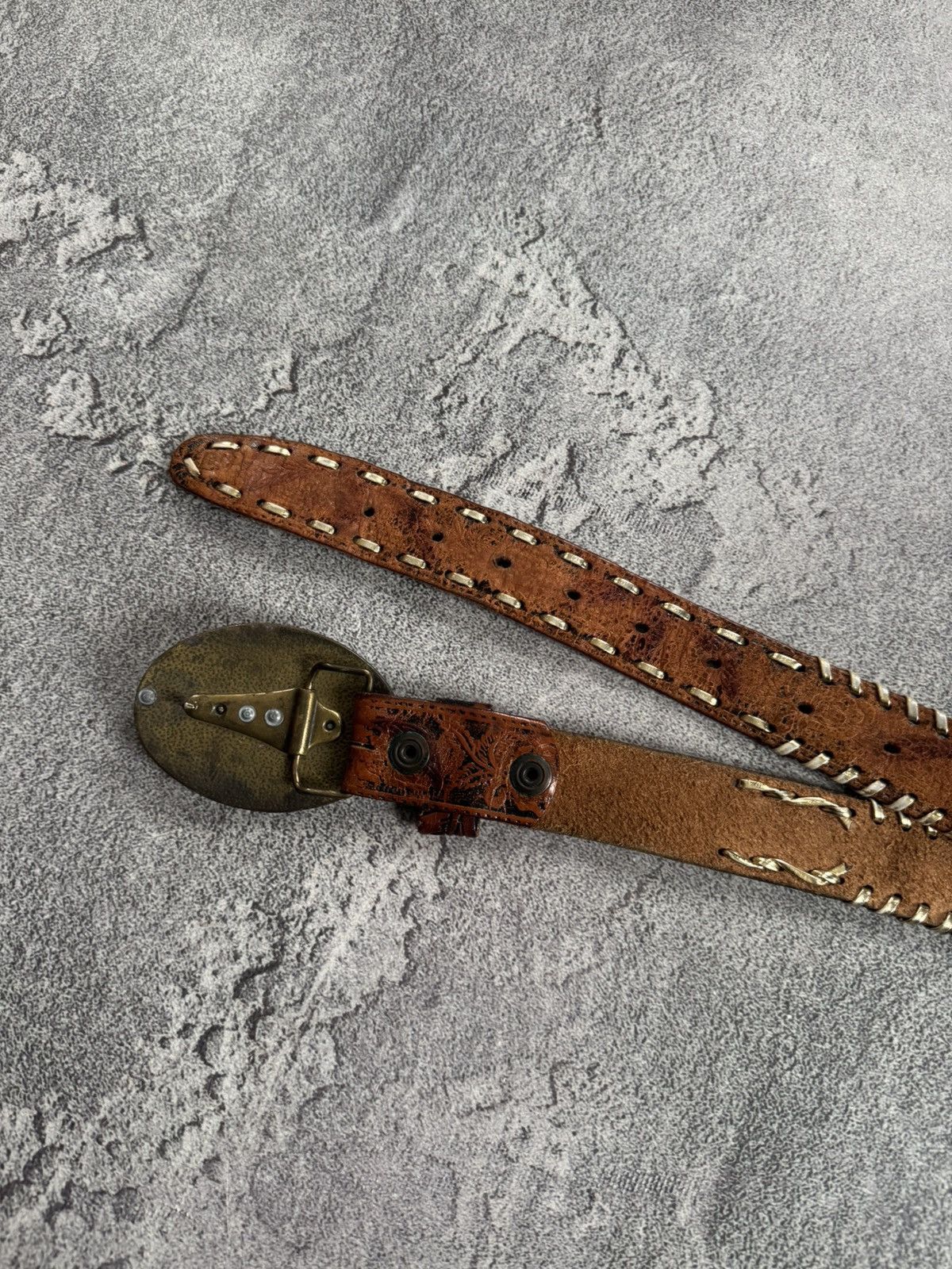 Cowboy Equipment 90s Belt vintage retro cowboy if six was nine L.G.B. Western Size ONE SIZE - 10 Thumbnail