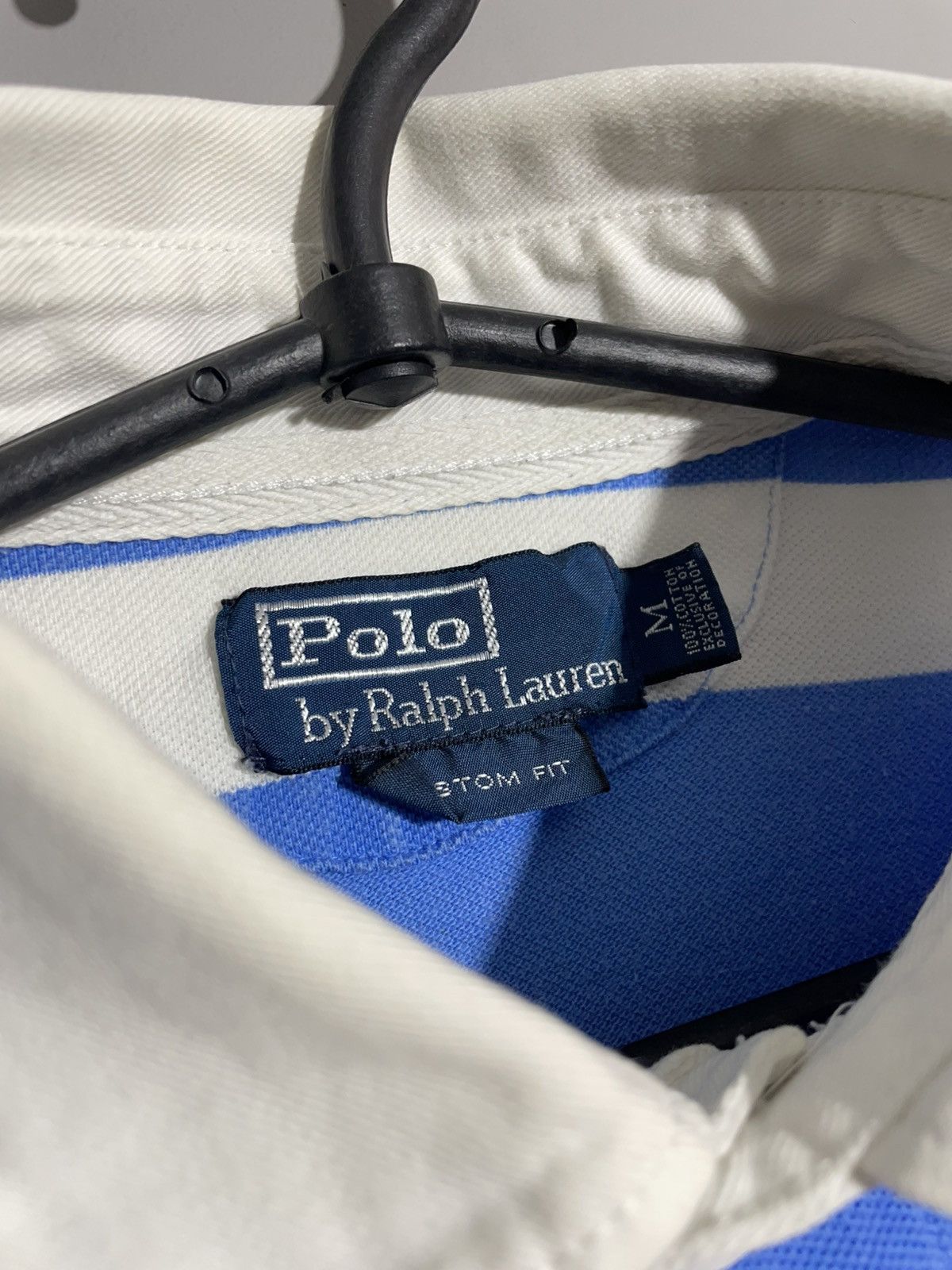Polo Ralph Lauren Vintage Polo Ralph Lauren Stripped Polo Tshirt size M Size US M / EU 48-50 / 2 - 4 Thumbnail