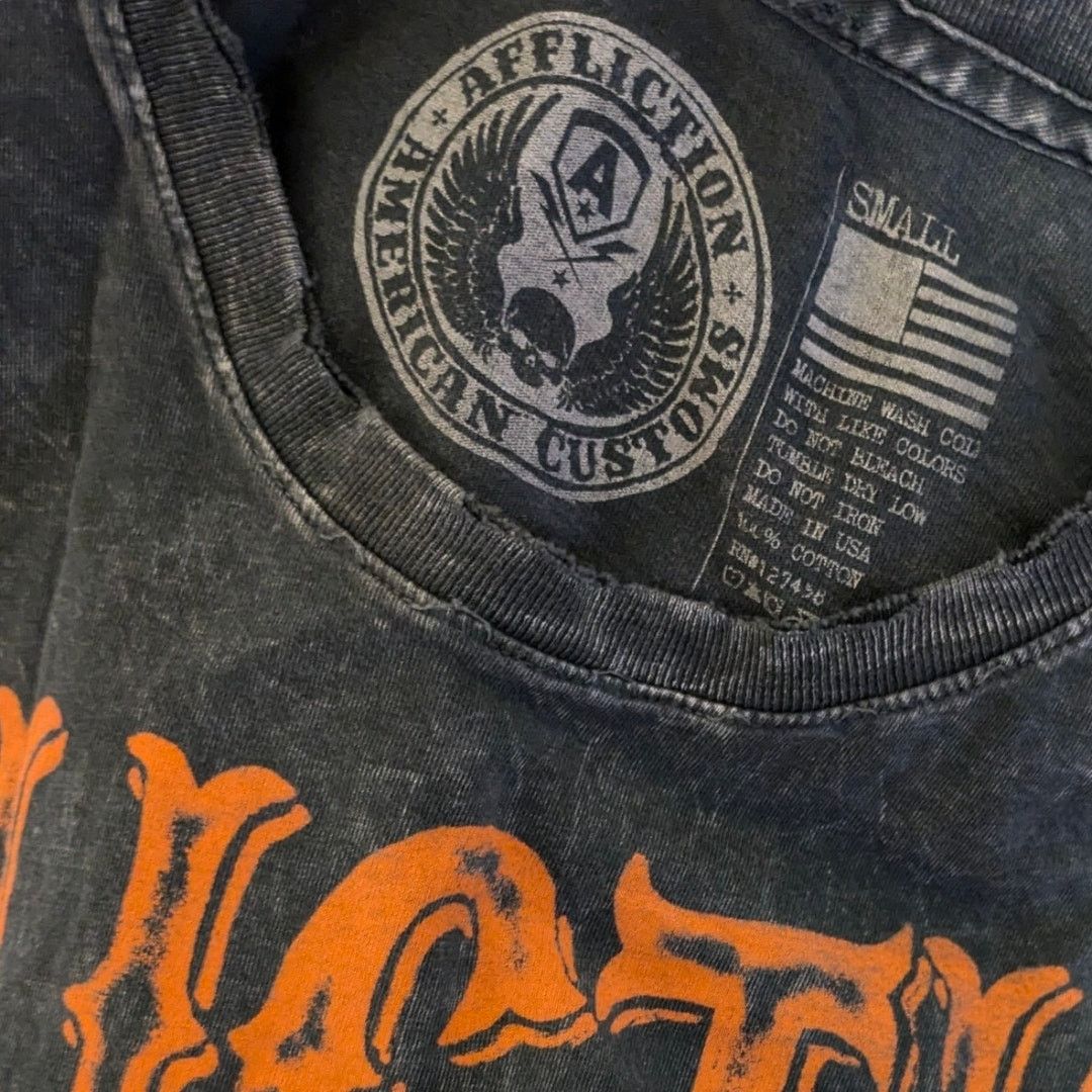 Affliction AFFLICTION American Customs 1973 Short Sleeve T-shirt Gray M Size US M / EU 48-50 / 2 - 6 Thumbnail