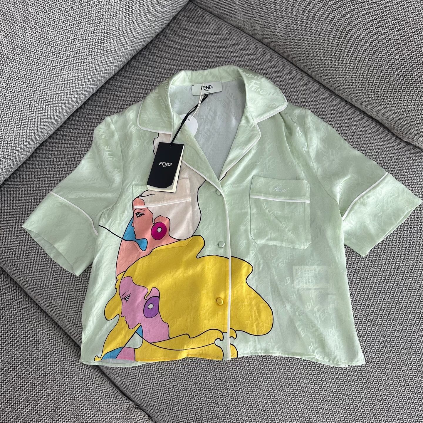 Fendi Fendi Casual Oversized Shirt m Men Size US M / EU 48-50 / 2 - 1 Thumbnail
