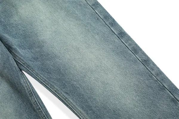 Japanese Brand Asa Washed loose straight-leg casual versatile simple jeans Size US 32 / EU 48 - 6 Thumbnail