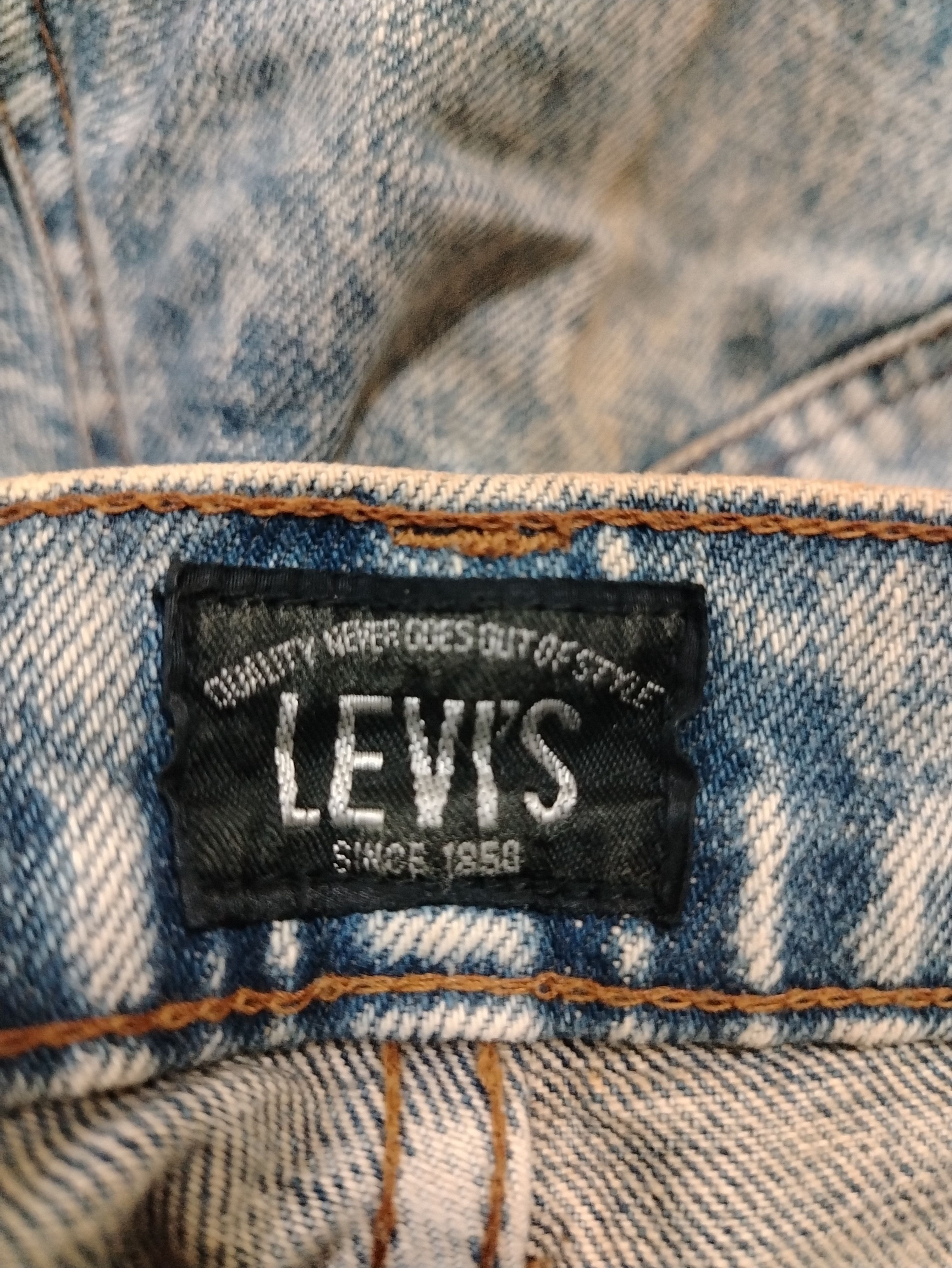 Levi's Vintage 80s levis acid wash Size US 30 / EU 46 - 7 Thumbnail