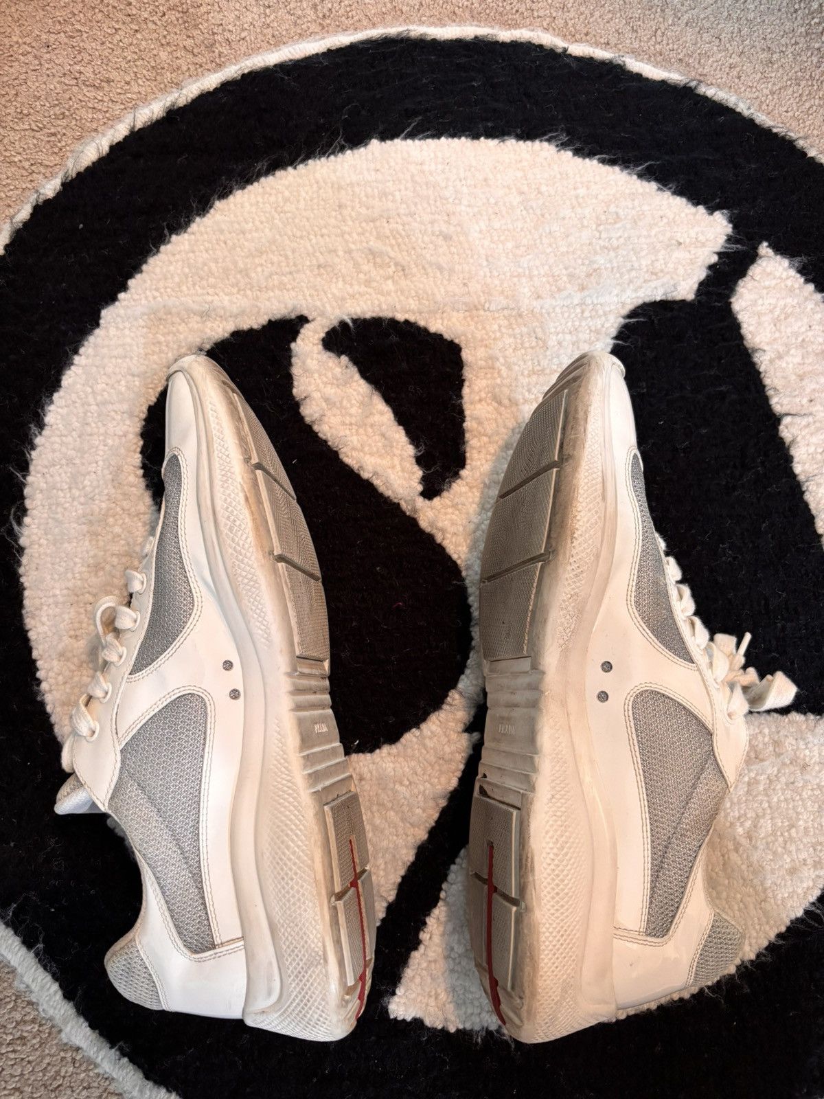 Prada Prada American Cup all white size 11 Size US 11 / EU 44 - 4 Thumbnail