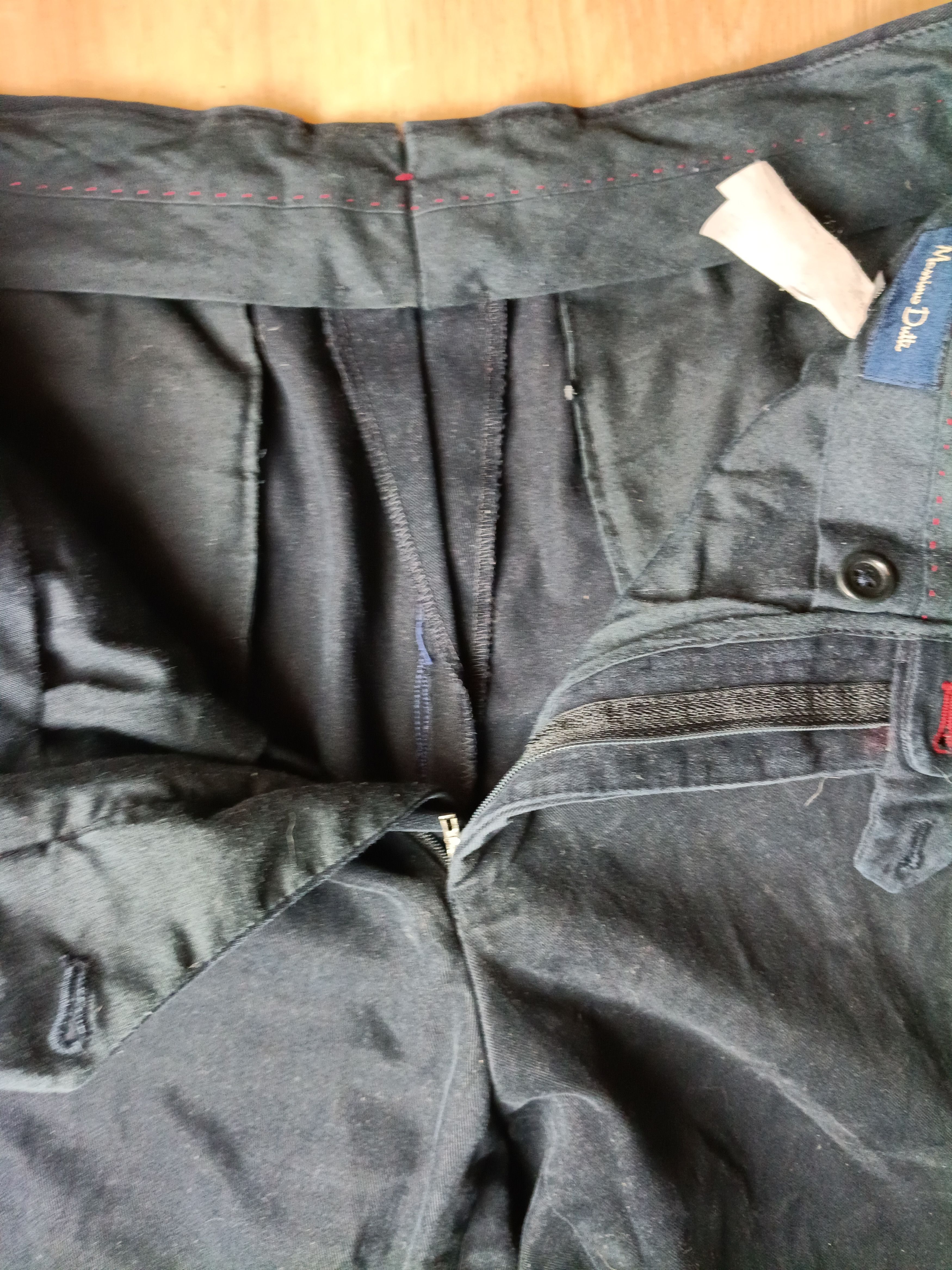 Massimo Dutti Navy blue trousers Size 28" / US 6 / IT 42 - 4 Thumbnail
