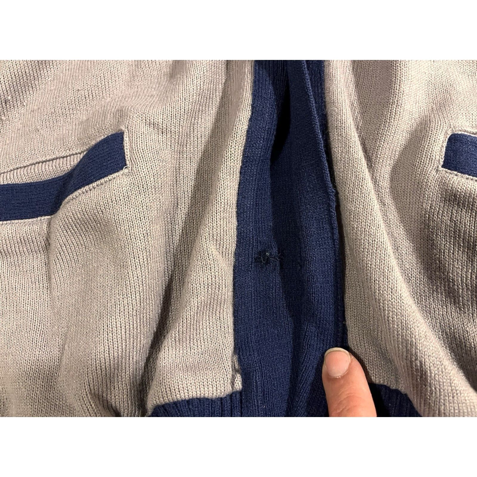 Vintage VINTAGE Robert Bruce Cardigan Sweater Men’s Large Gray 80s Size US L / EU 52-54 / 3 - 5 Thumbnail