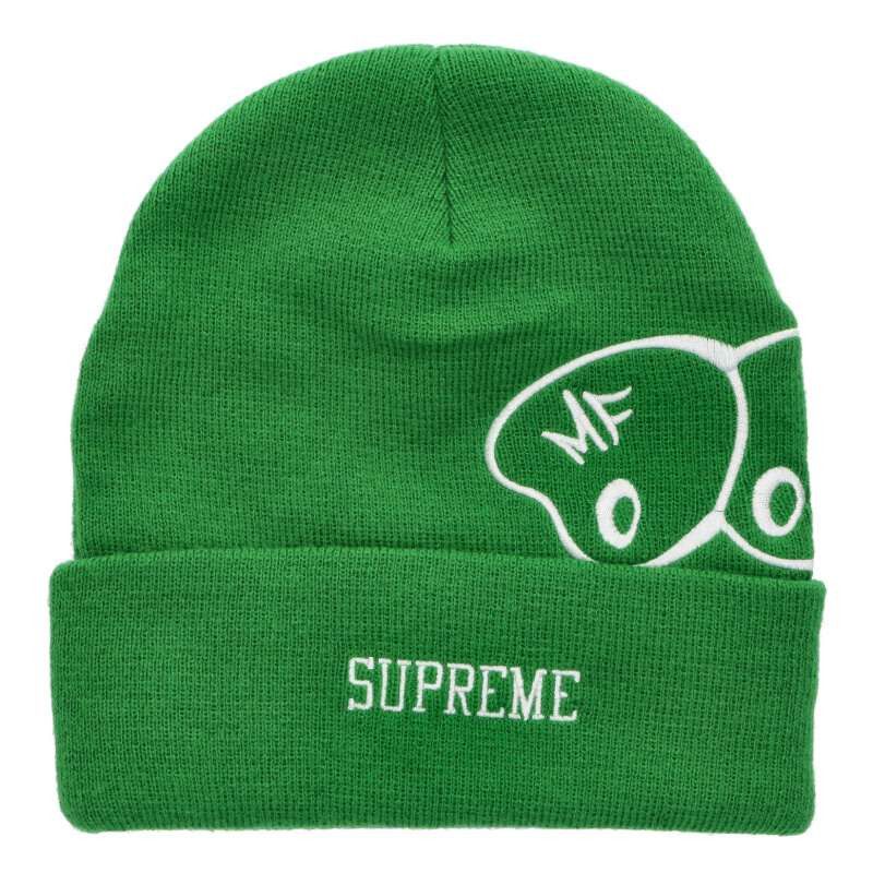 Supreme Supreme 23AW Embroidered Beanie Green Size ONE Size ONE SIZE - 1 Thumbnail