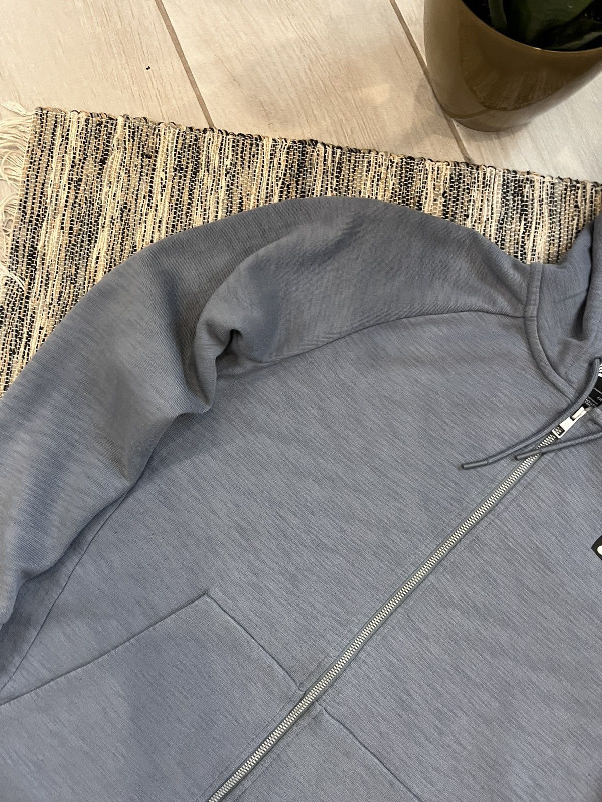 Nike × Vintage Nike Modern zip Hoodie blue minimalistic sweatshirt Size US S / EU 44-46 / 1 - 6 Thumbnail