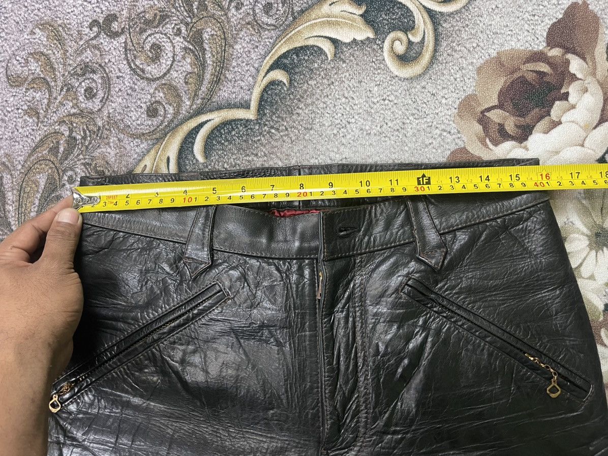 DuPont × WEST RIDE West Ride Dupont Buffalo Leather Racing Motorcycle Size US 31 - 13 Thumbnail