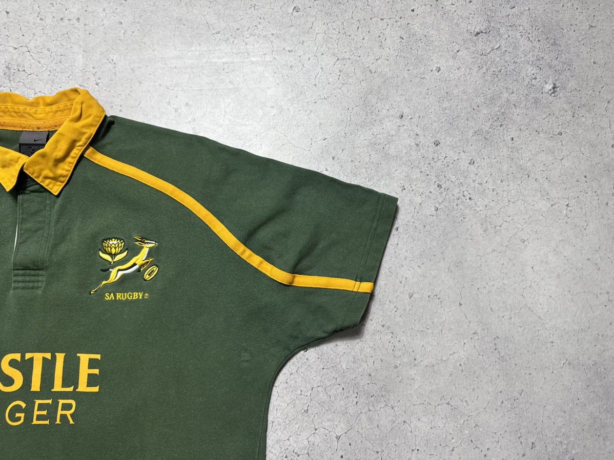 Nike Nike South Africa Rugby Vintage Jersey 2000’s Polo Shirt Size US L / EU 52-54 / 3 - 2 Thumbnail