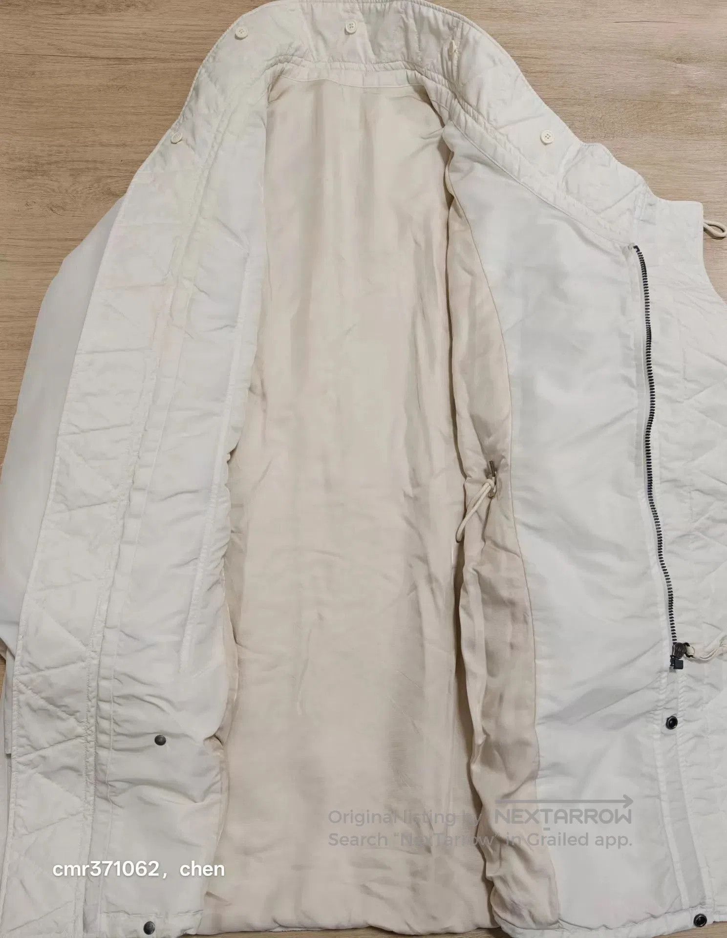 Visvim White Long Insulated Coat . Size US M / EU 48-50 / 2 - 7 Thumbnail