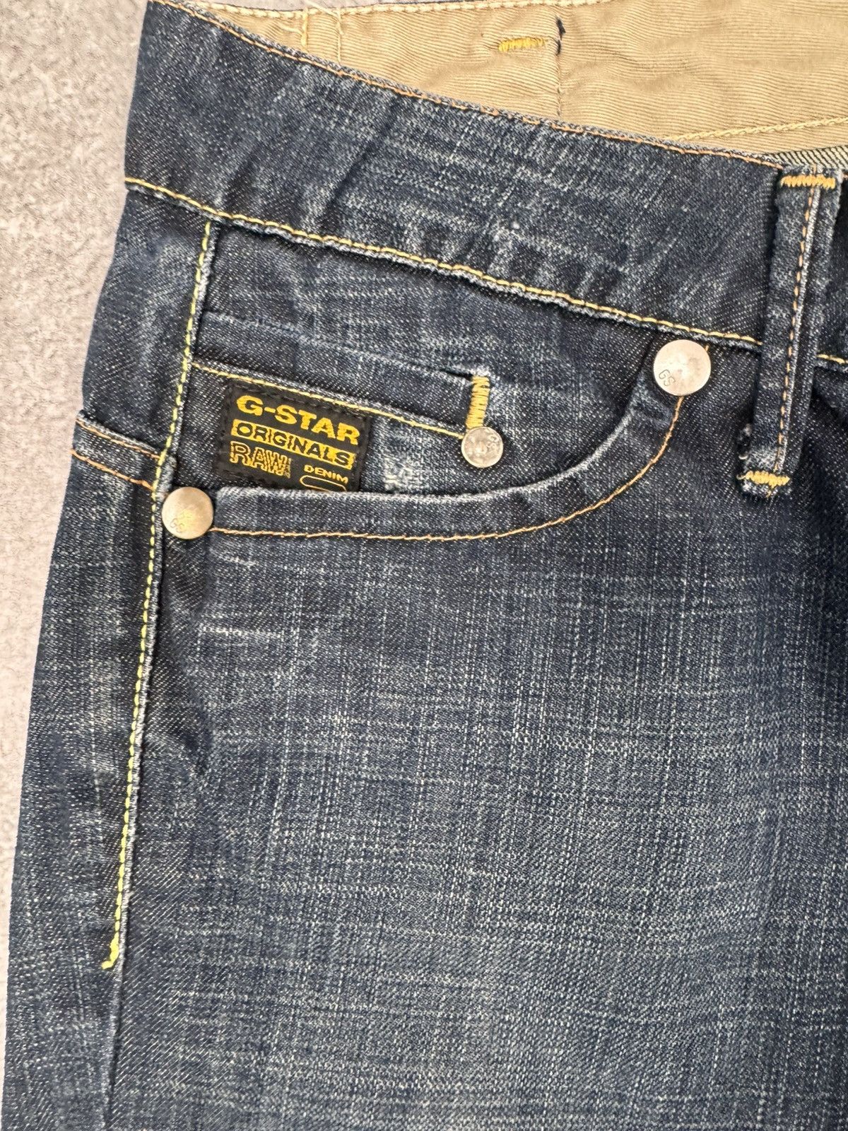 G-Star G-Star Raw Denim Men Straight Jeans Dark Blue Size 30 Size US 30 / EU 46 - 6 Thumbnail