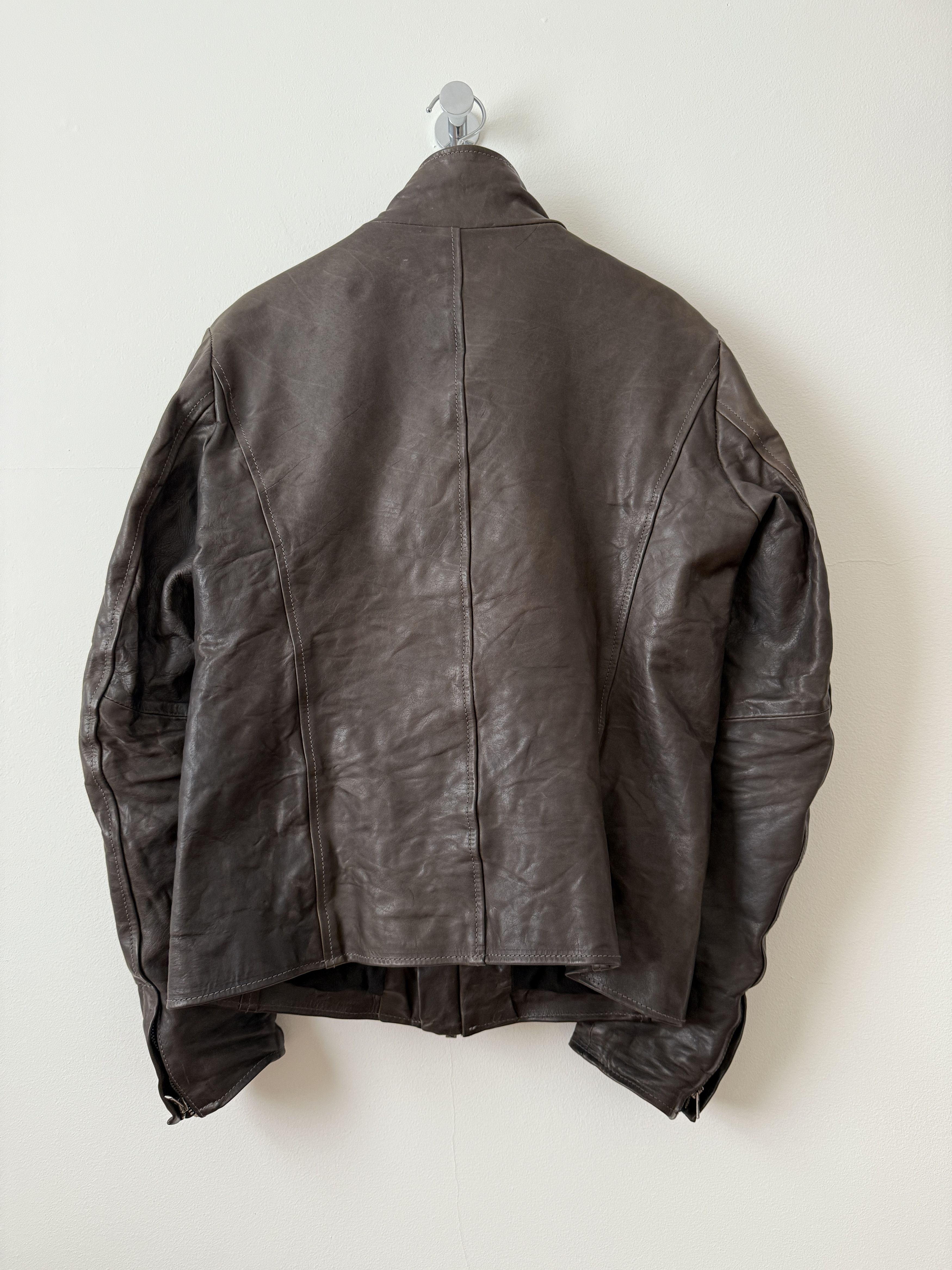 Poeme Bohemien Leather Moto Jacket Size US M / EU 48-50 / 2 - 3 Thumbnail