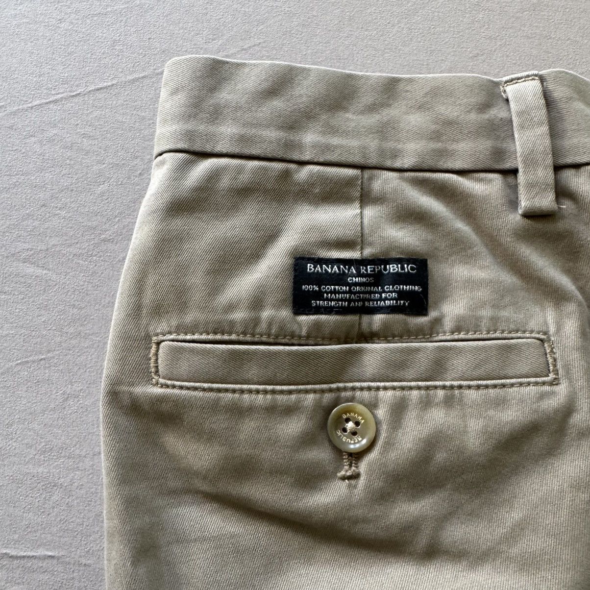 Banana Republic × Designer × Vintage Banana Republic AIDEN SLIM CHINOS Size US 29 - 8 Thumbnail